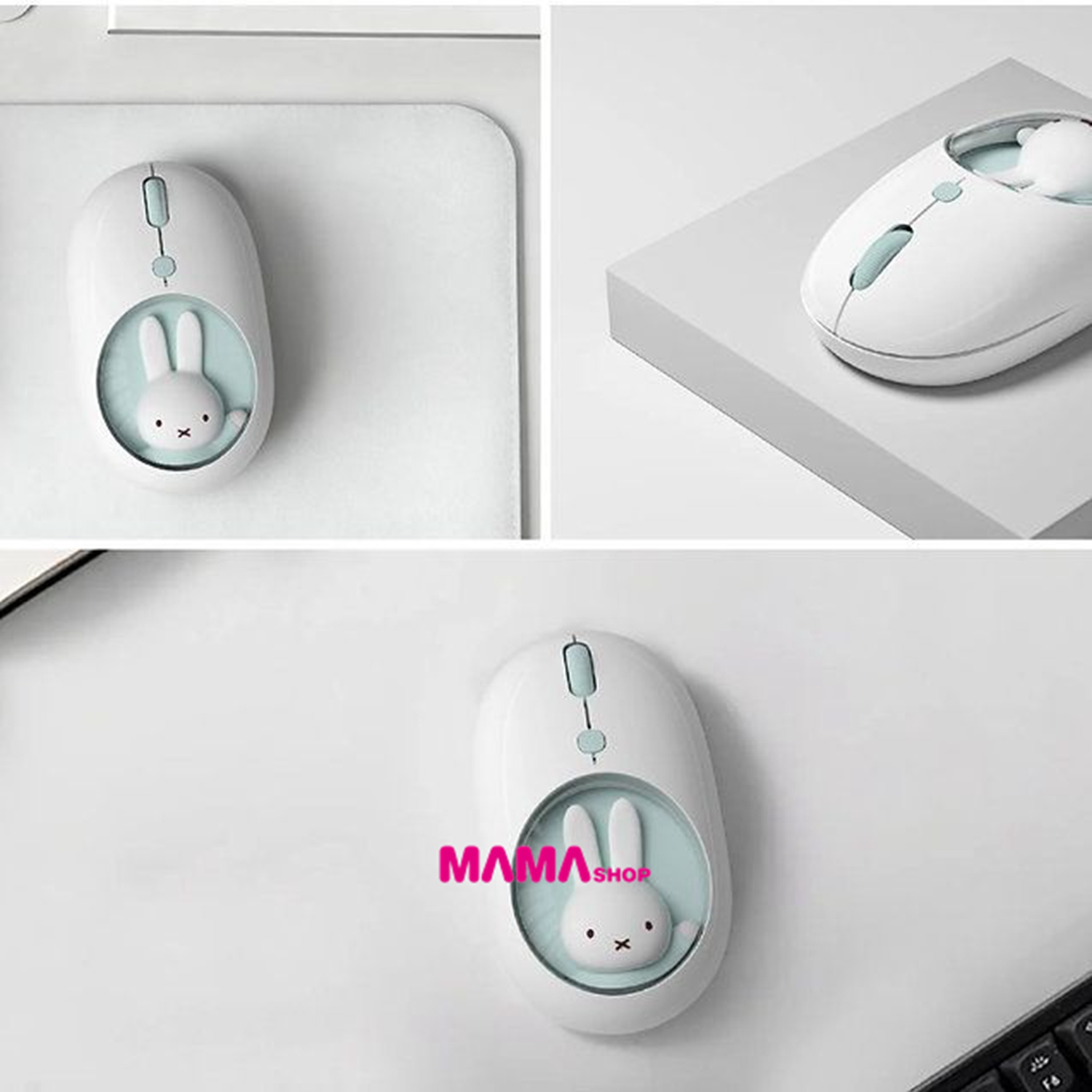 Miffy🐰MF15 Dual Mode 無線滑鼠 （USB無線 + 藍牙）