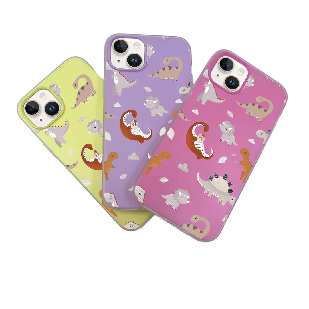 JELLY CASE PHONE FOR IPHONE - DESIGN DINASOUR A