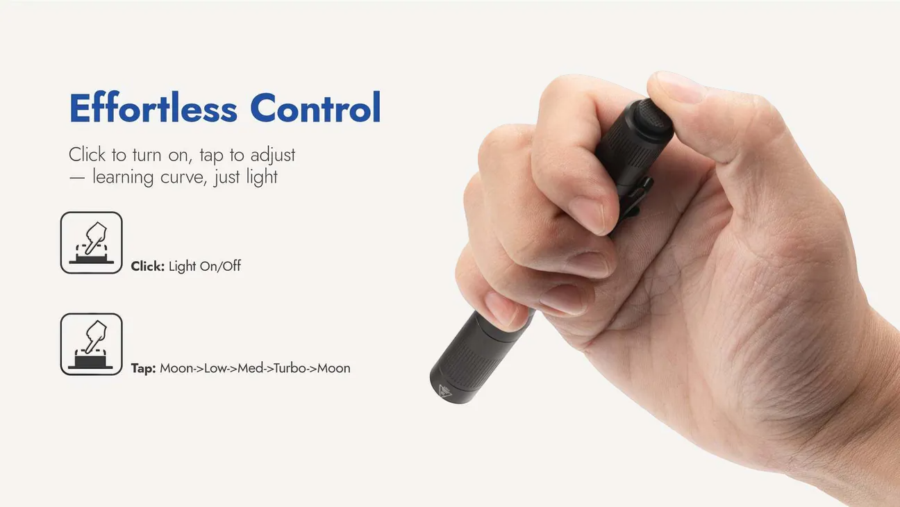 Wuben PL01 輕量級 USB-C 充電式醫療筆燈