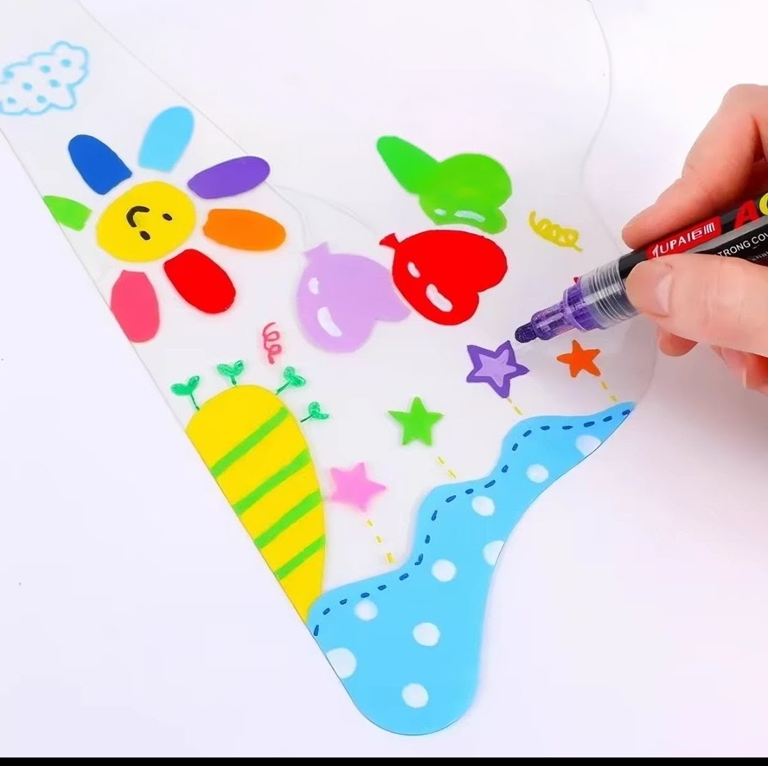 DIY手工材料包-透明6瓣風車 (G746) 🚛 送貨方式請選(3)