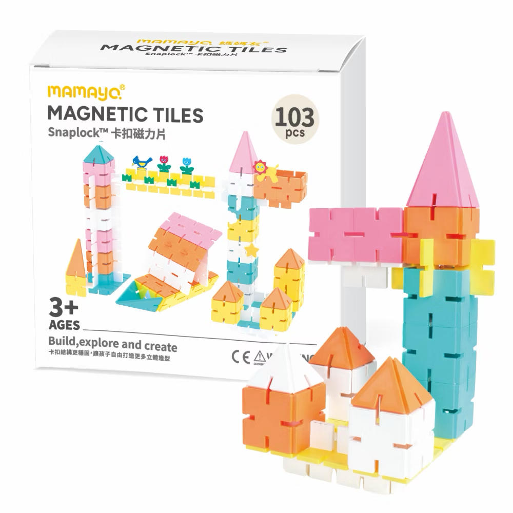 Mamayo SnapLock™卡扣磁力片(103pcs)