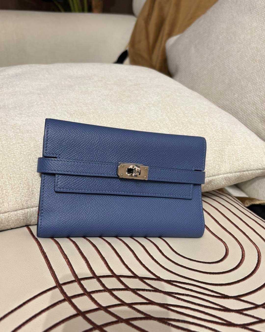 Hermes Kelly Wallet Stamp C 100%Authentic, 98%new ✅Dust bag