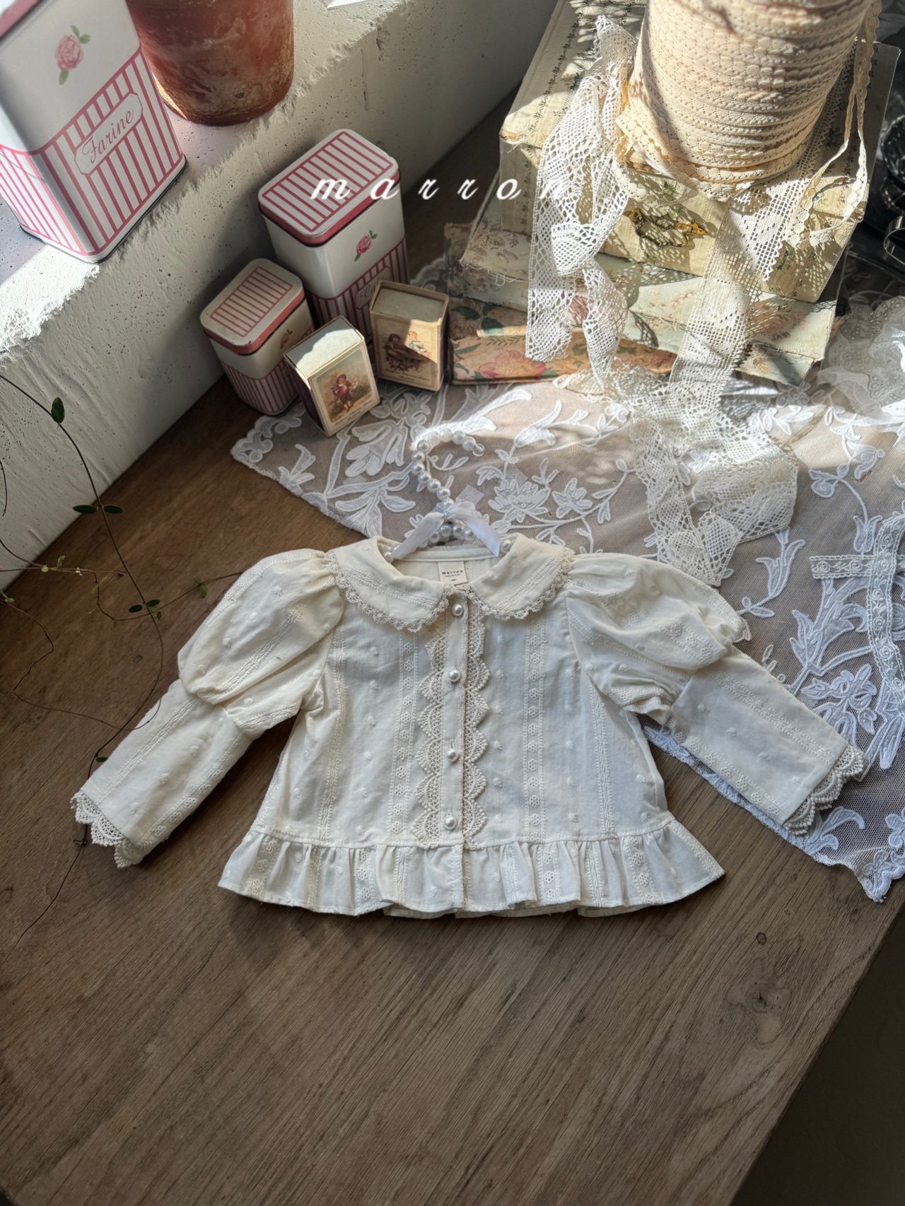 🇰🇷Marron blouse