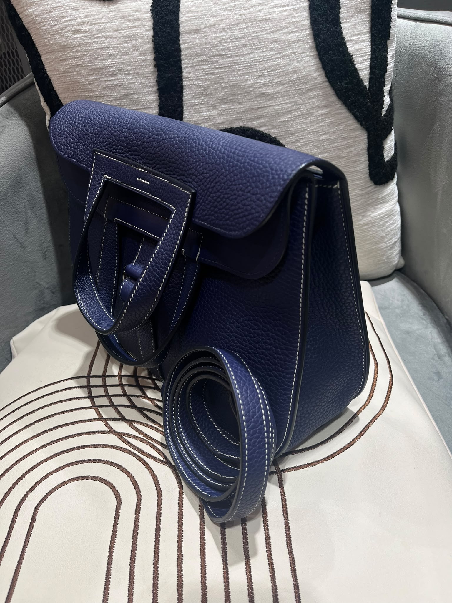 Hermes Halzan 31 Stamp C 100%Authentic, 98%New ☑️Dust bag
