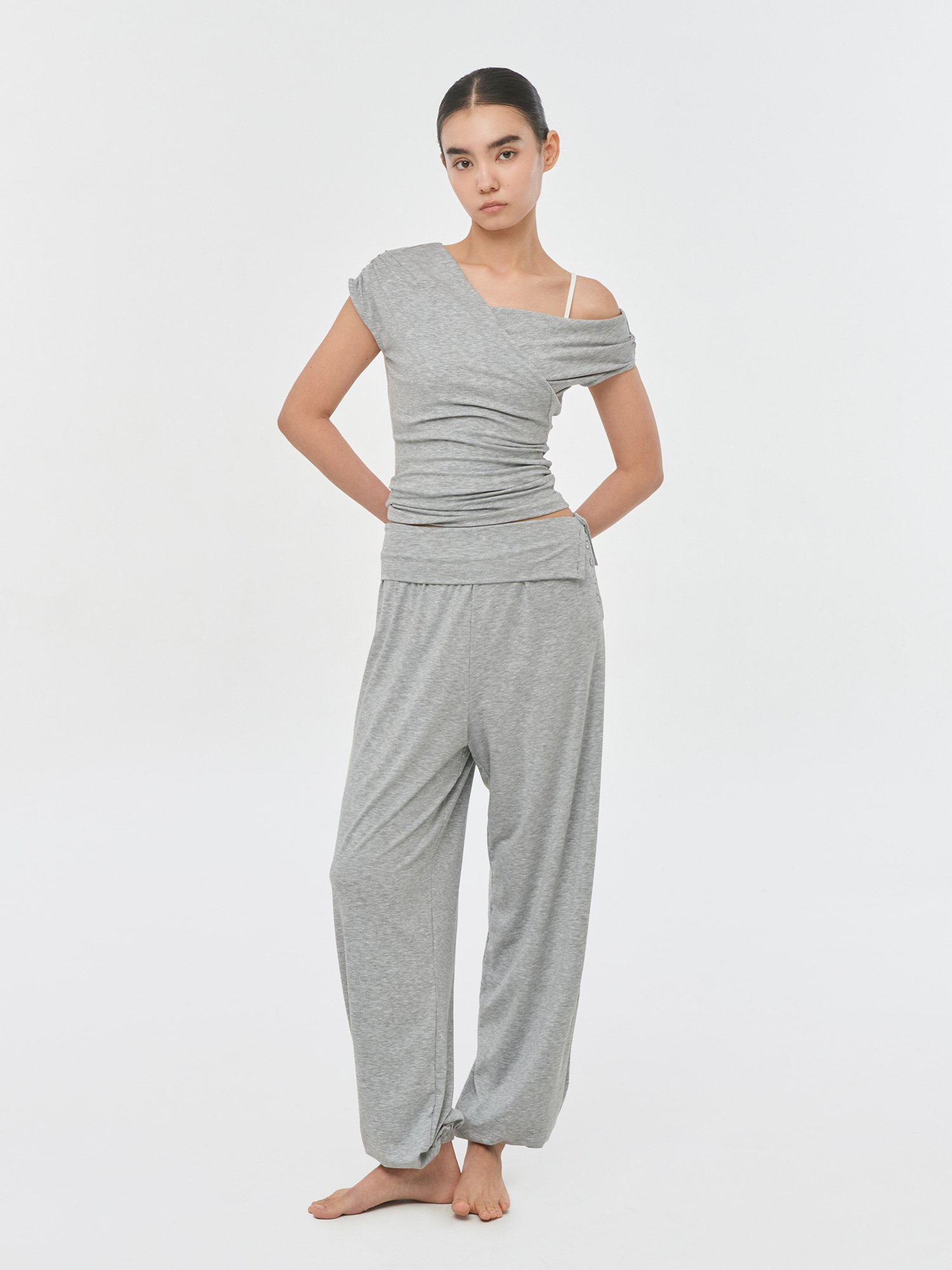 【慢跑褲之選】預購_Satba Button Yoga Jogger Pants by Conch