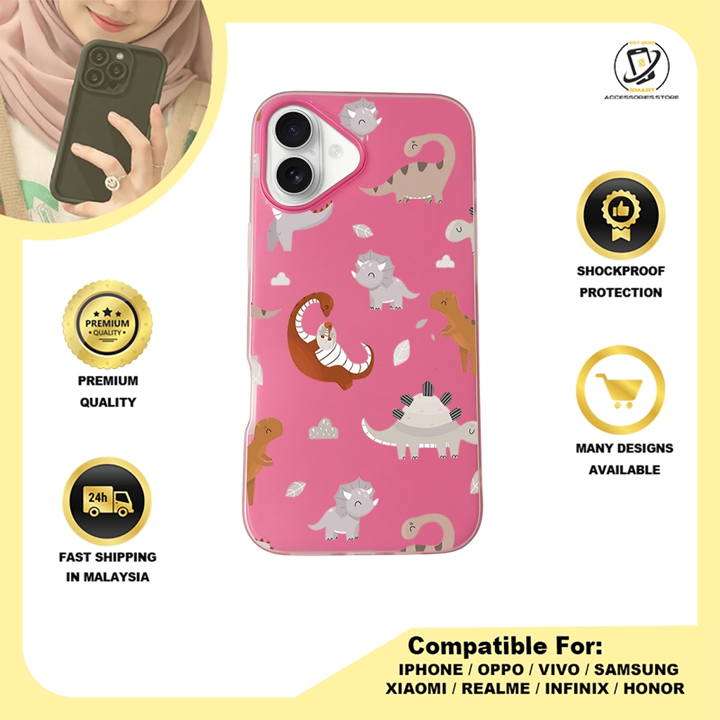 JELLY CASE PHONE FOR IPHONE - DESIGN DINASOUR A