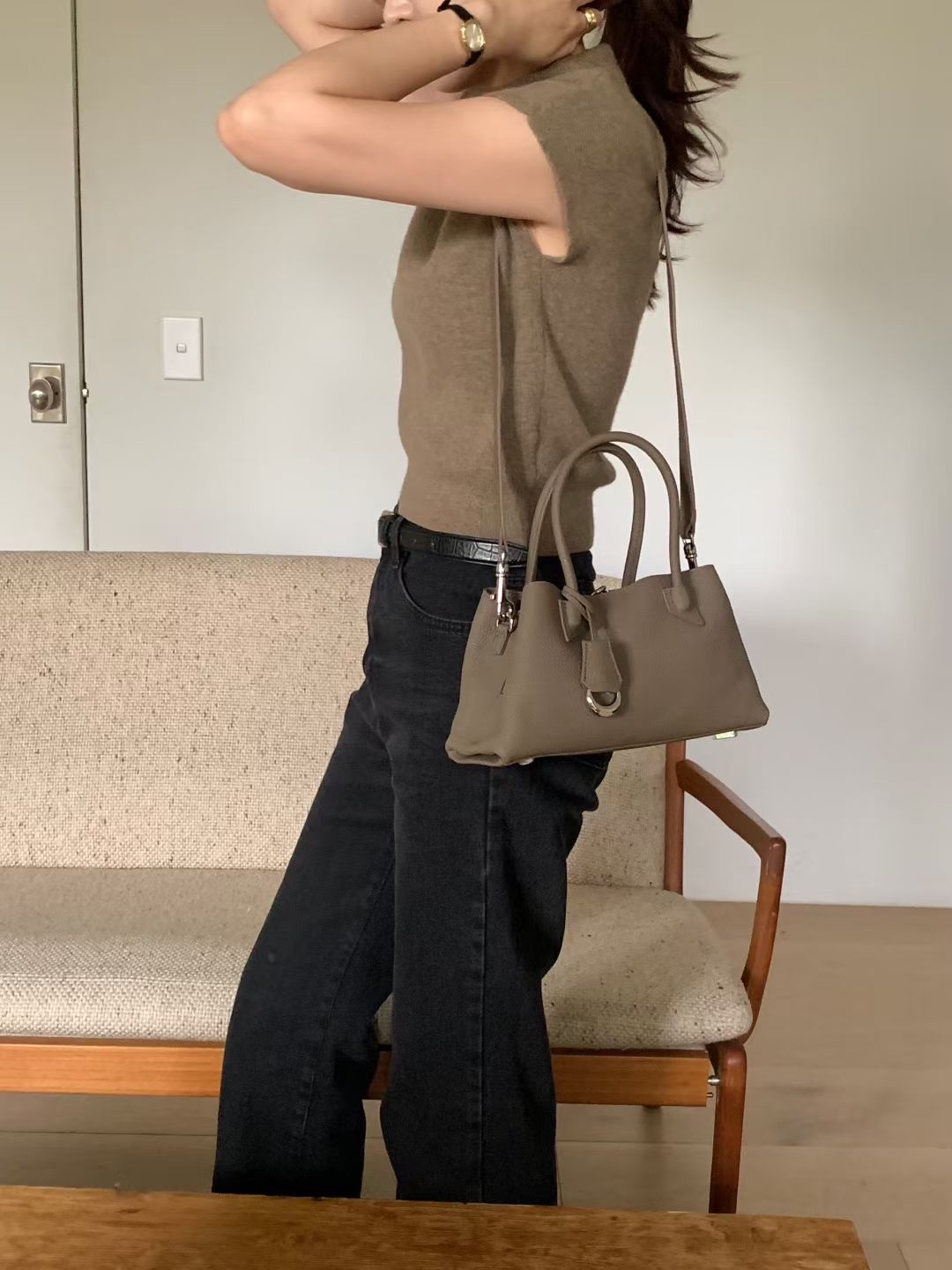 DM03_05  長柄橫Tote (4色)