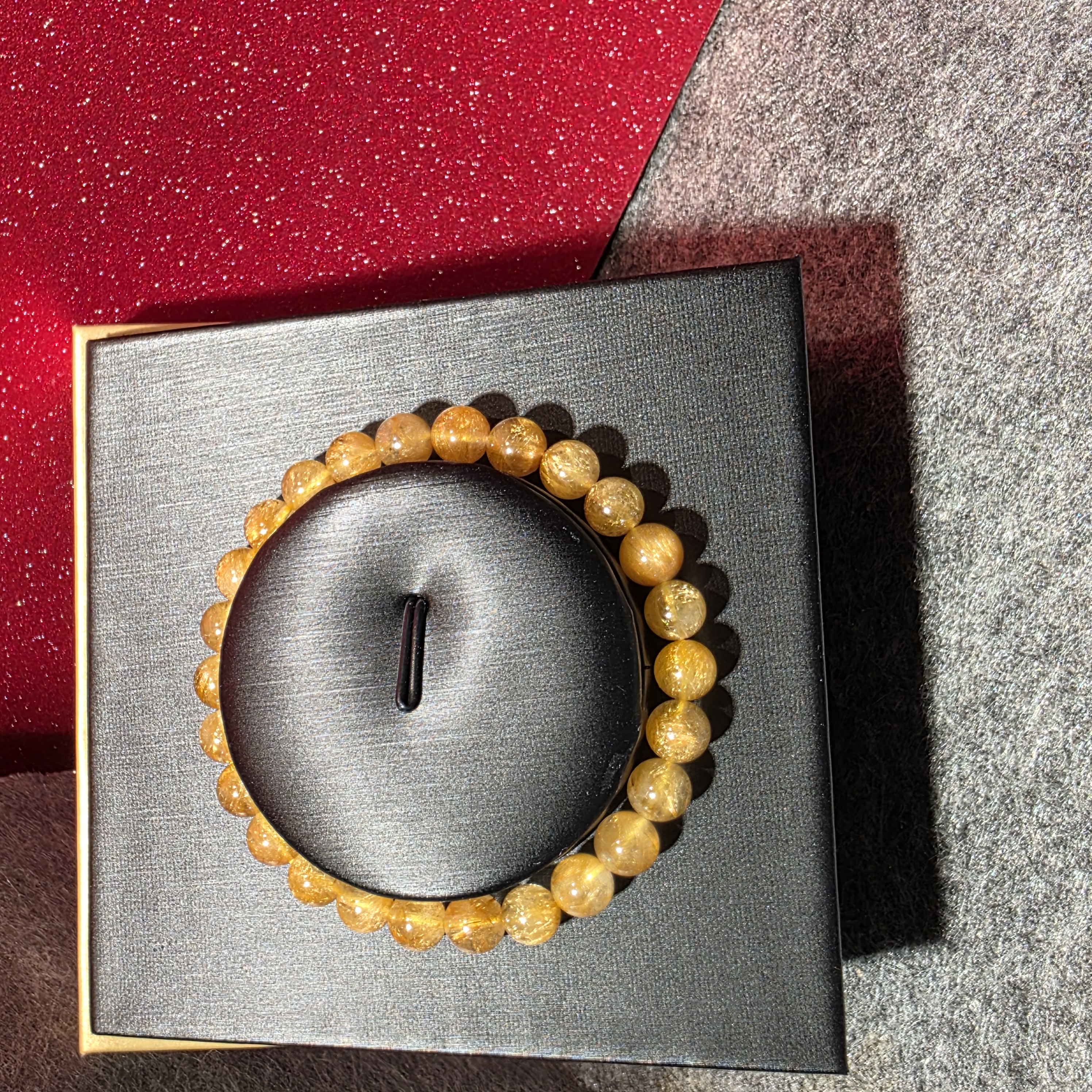 維納斯金髮晶手串(Venus Gold Rutilated Quartz)