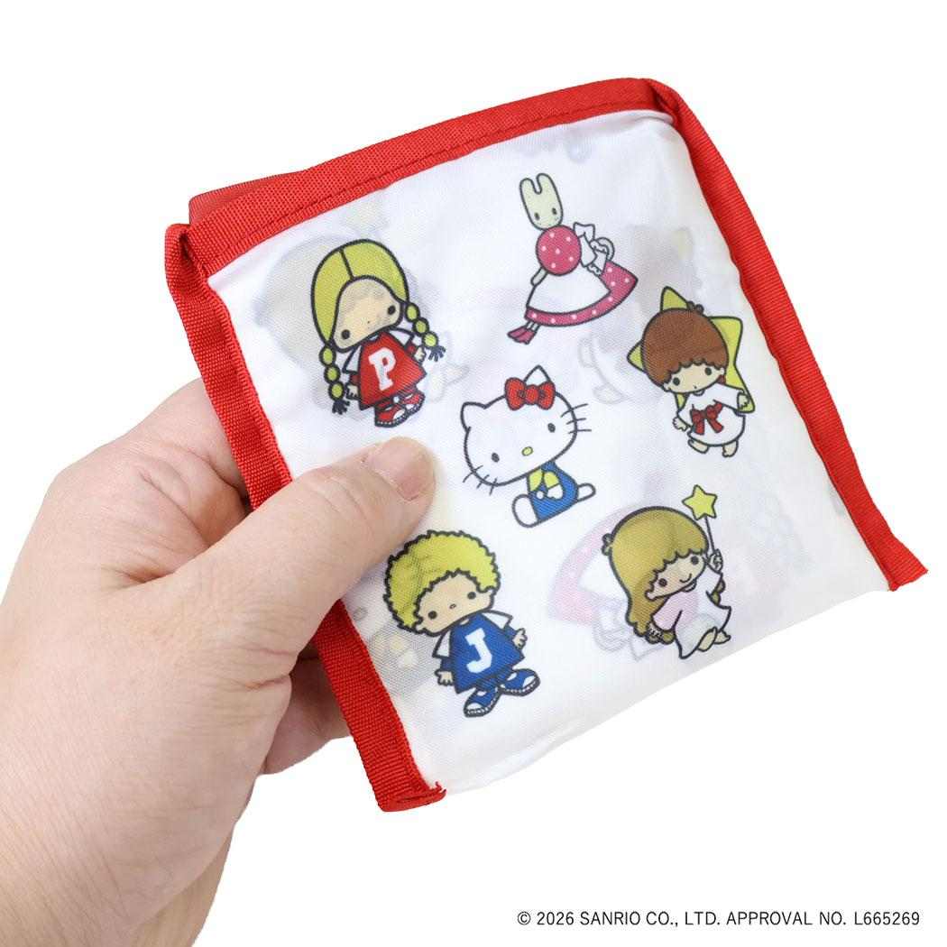 現貨｜Sanrio Hello Kitty Little Twin Stars Marron Cream 茉莉兔 Patty & Jimmy 日版 可摺疊收納 手挽 環保袋 (446980)