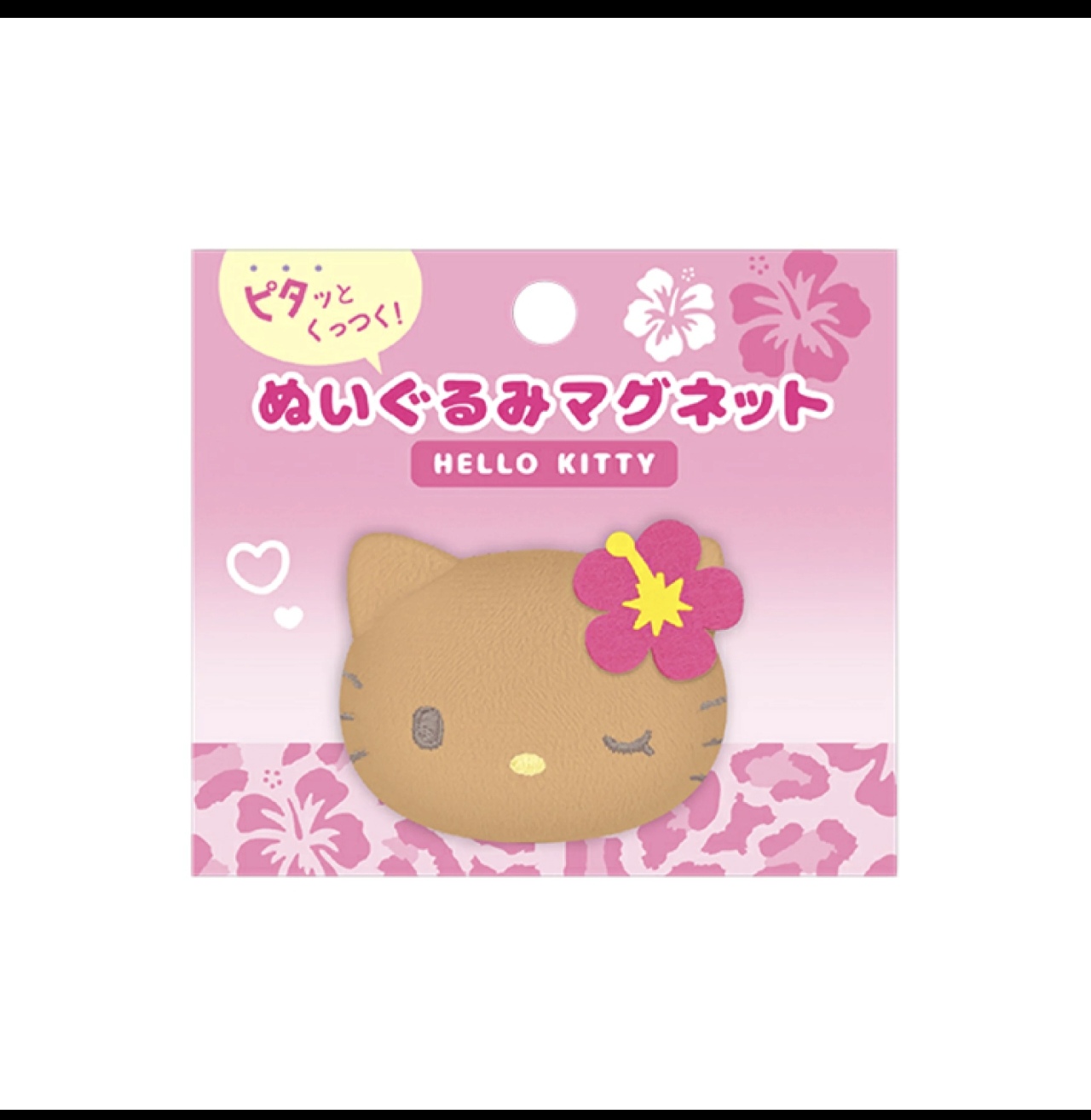 三麗鷗卡通人物毛絨磁鐵：Hello Kitty