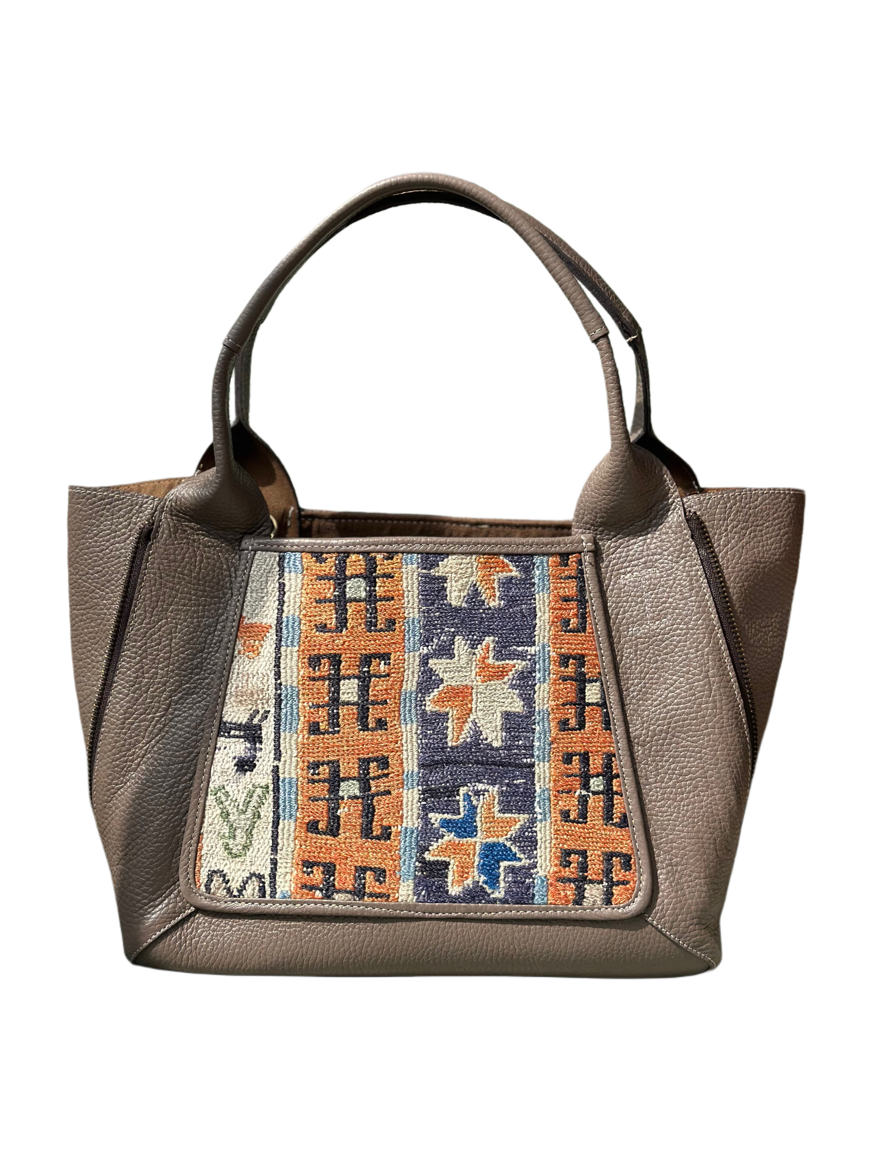 K32 土耳其真皮地氈手袋（大象灰）