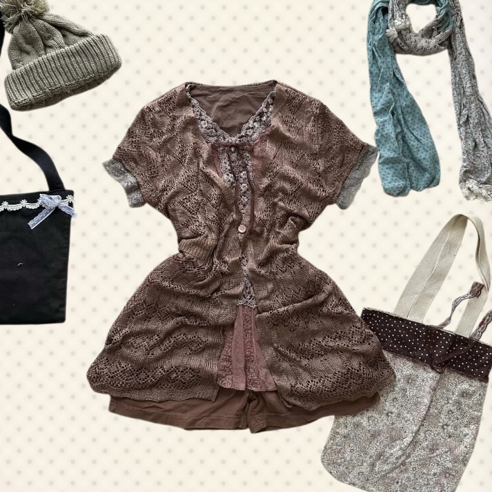 Vintage Mori Girl Set