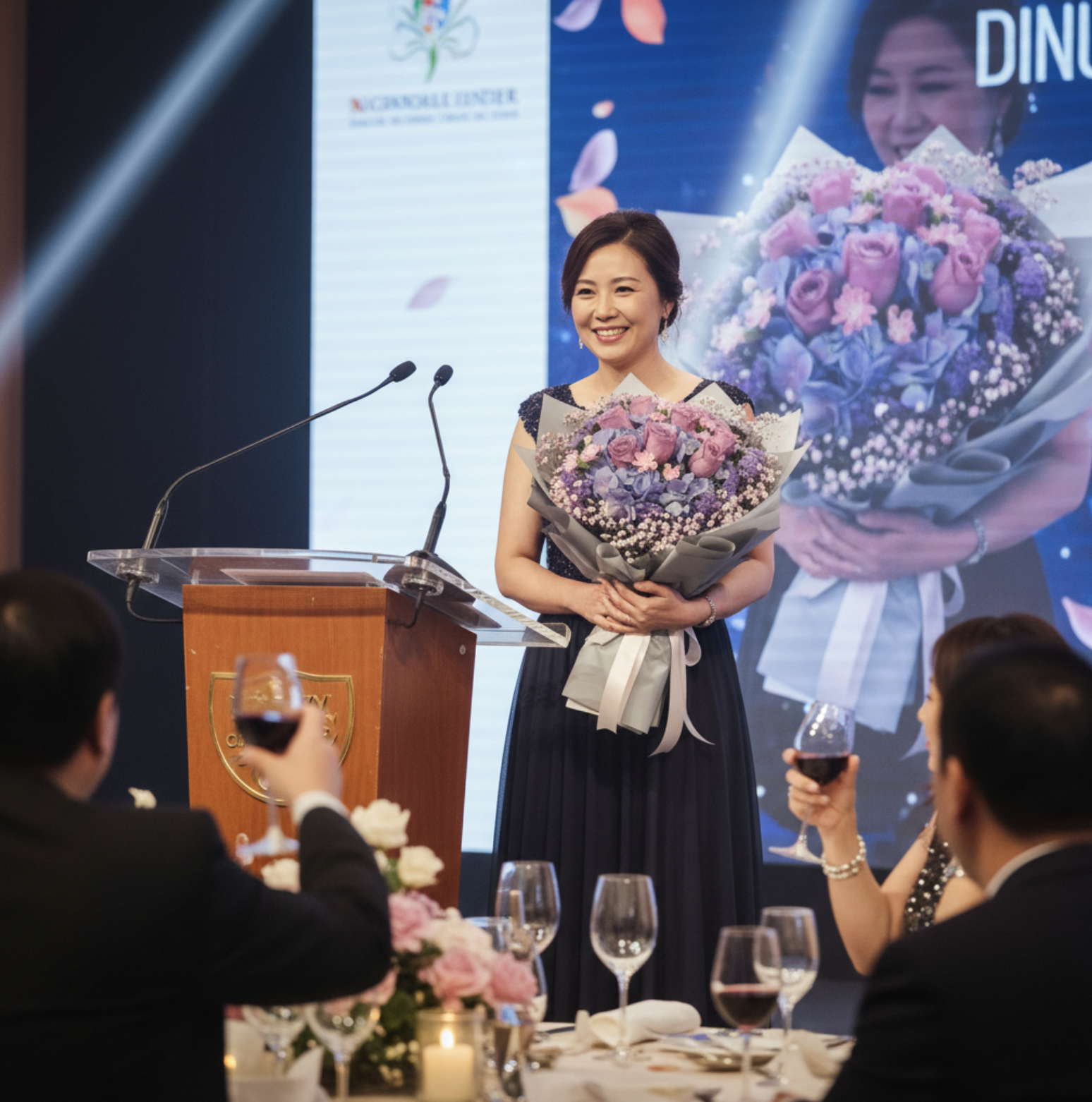 👉🏻鮮👈🏻 Full of Love 系列｜紫繡球 丨紫玫瑰9支丨活動花束丨頒獎花束丨annual dinner花束丨情人節花束丨母親節花束