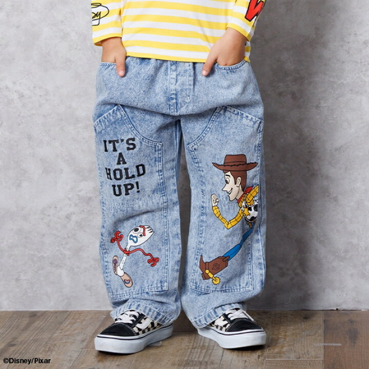 🇯🇵預訂 日本直送🇯🇵Babydoll x Toy Story系列人物前後印花直筒牛仔褲