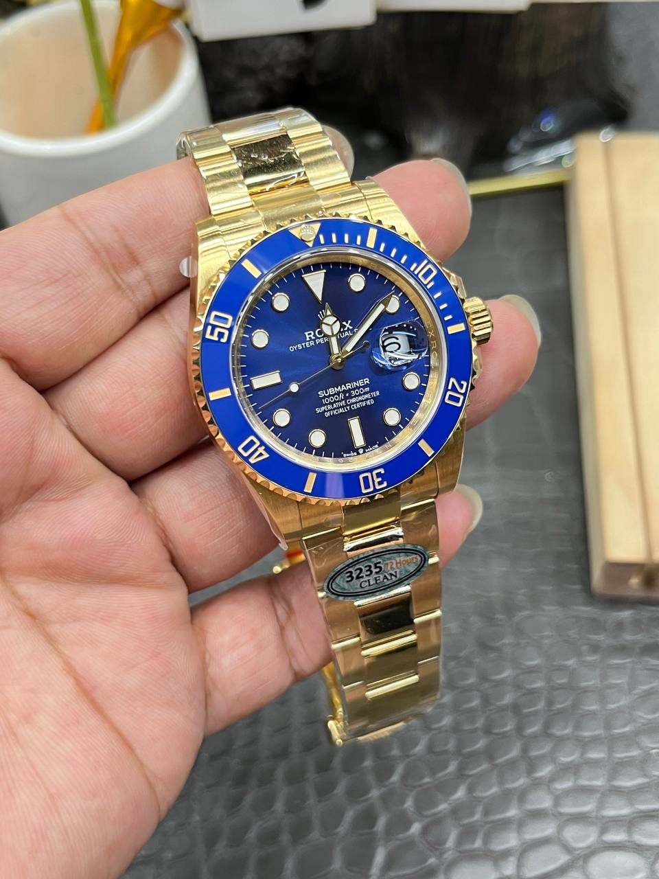 Rolex全金蓝鬼/41mm全金蓝水鬼/上海机芯3235全自动机械🌟