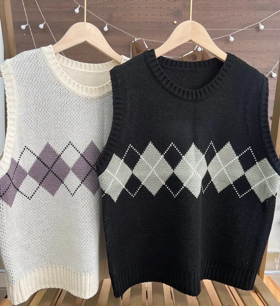 KR 菱形馬甲 KR7249