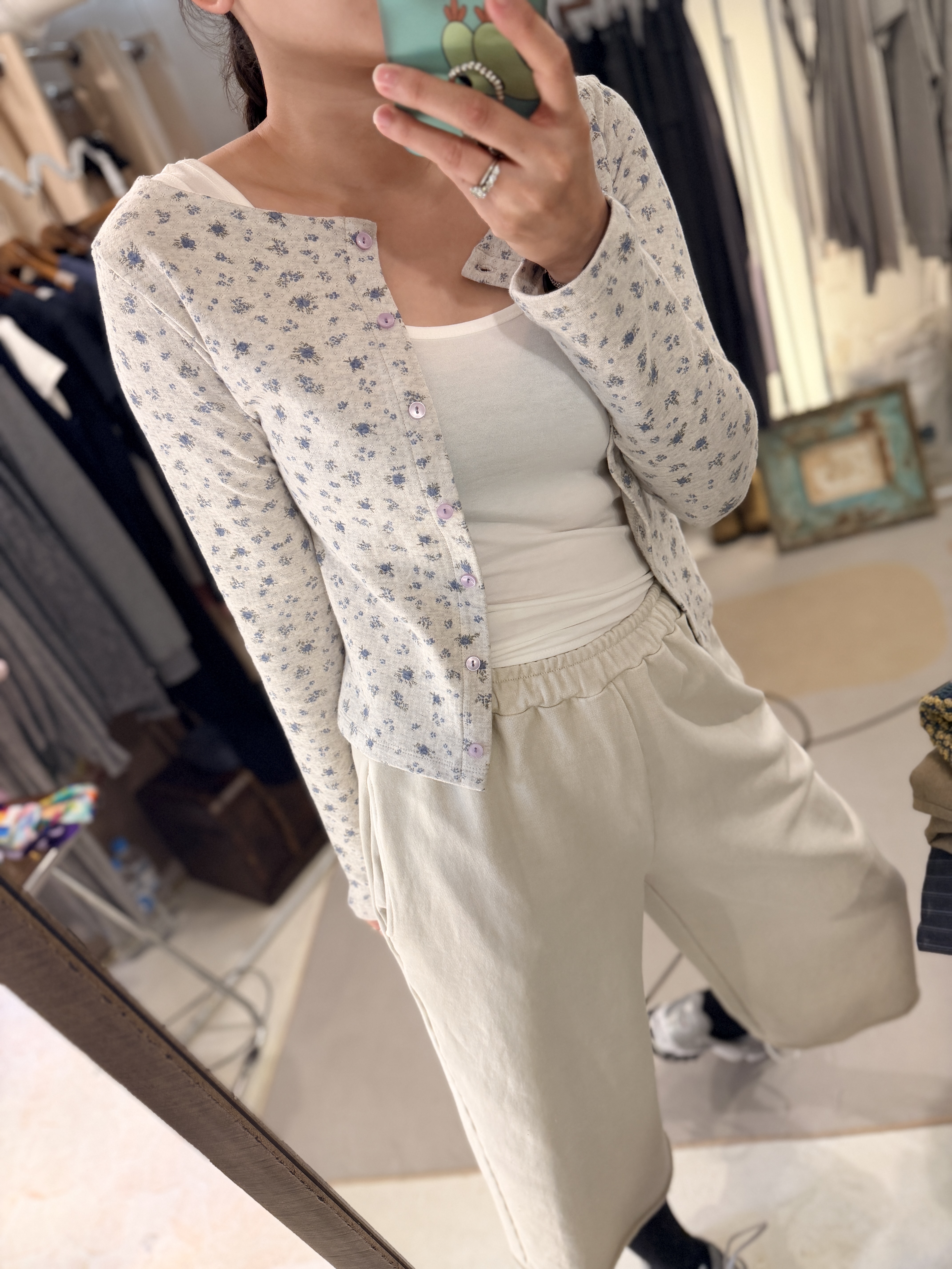 Vintage flower cardigan