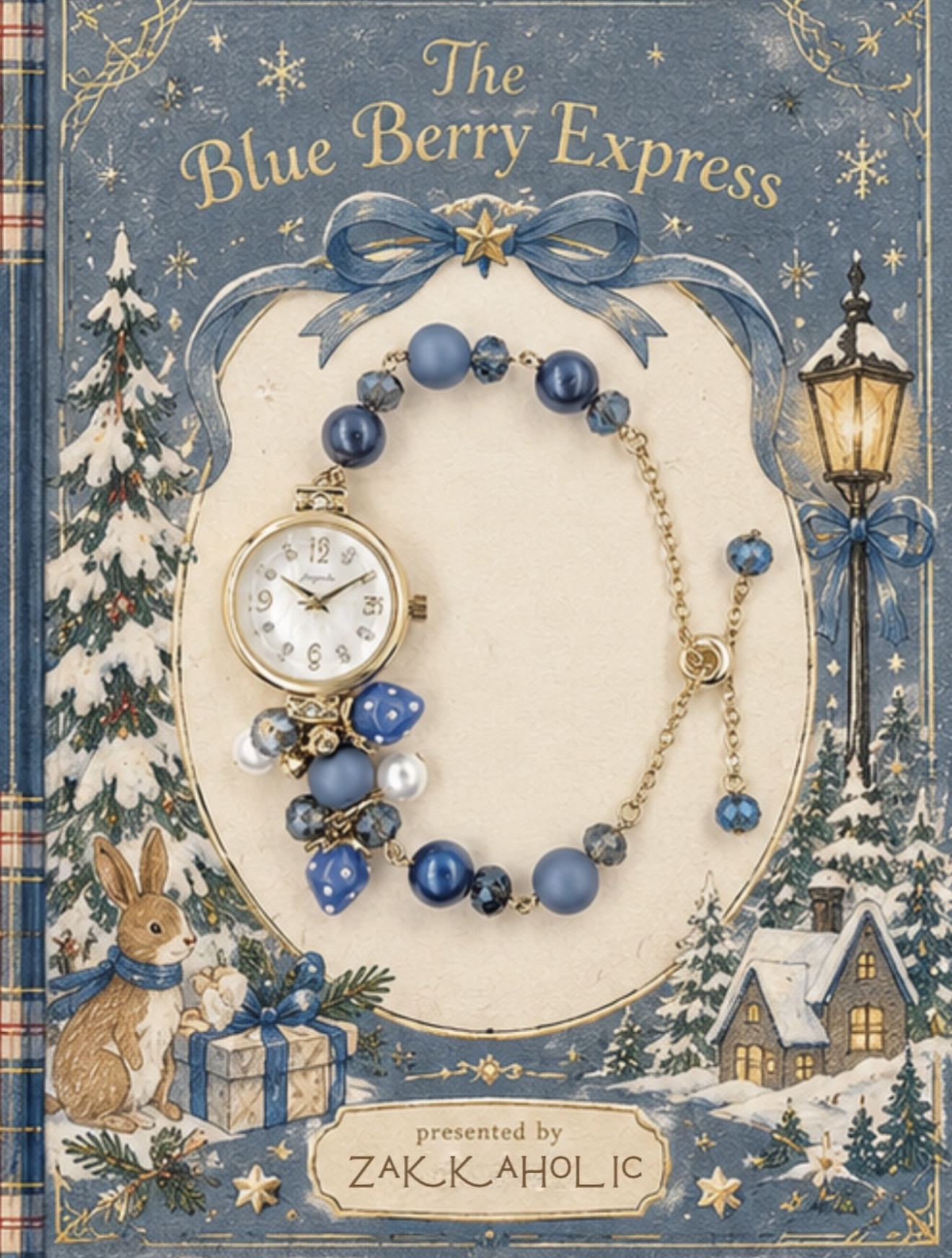 [可調長短] Strawberry Bracelet Chain Watch 士多啤梨/ 草莓手鏈錶｜女裝｜日常防水｜生日禮物