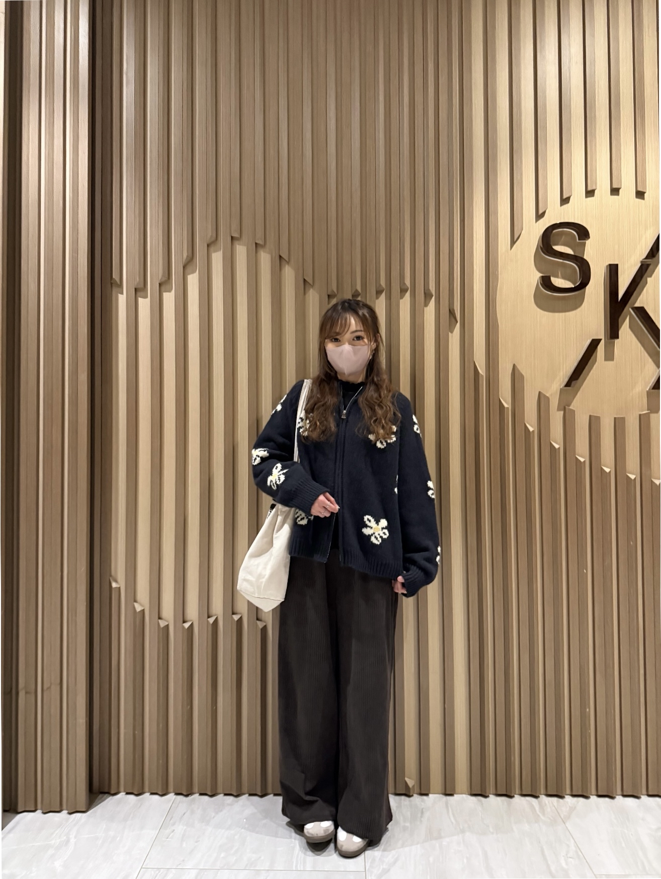 撞色花花雙拉鍊冷外套（寶藍色）