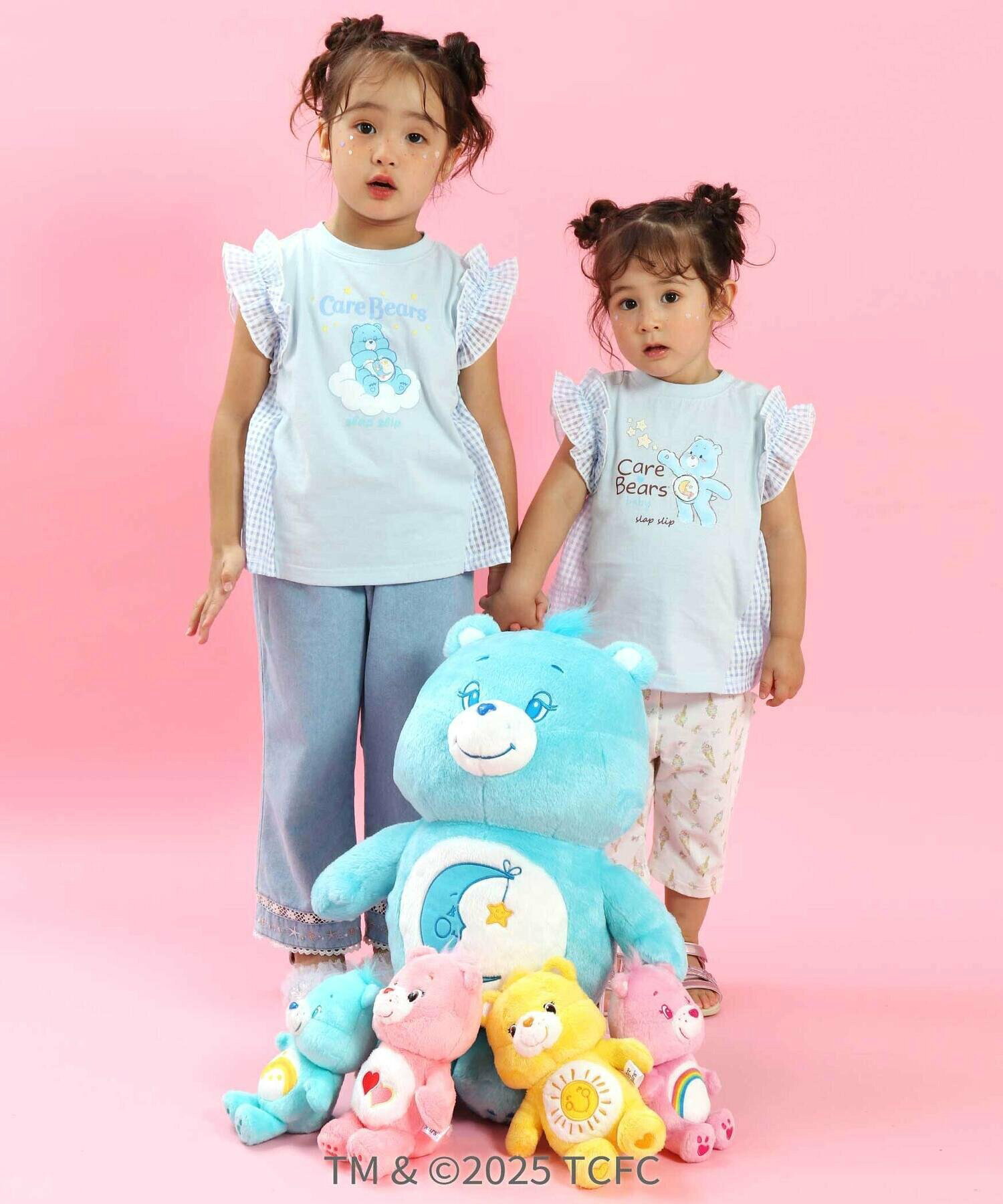 🆕【⭐訂購⭐】 🇯🇵日本直送🌀#CareBears 拼接布料 荷葉袖 tee［4款選］🌀 [ELFA-0011][260702]