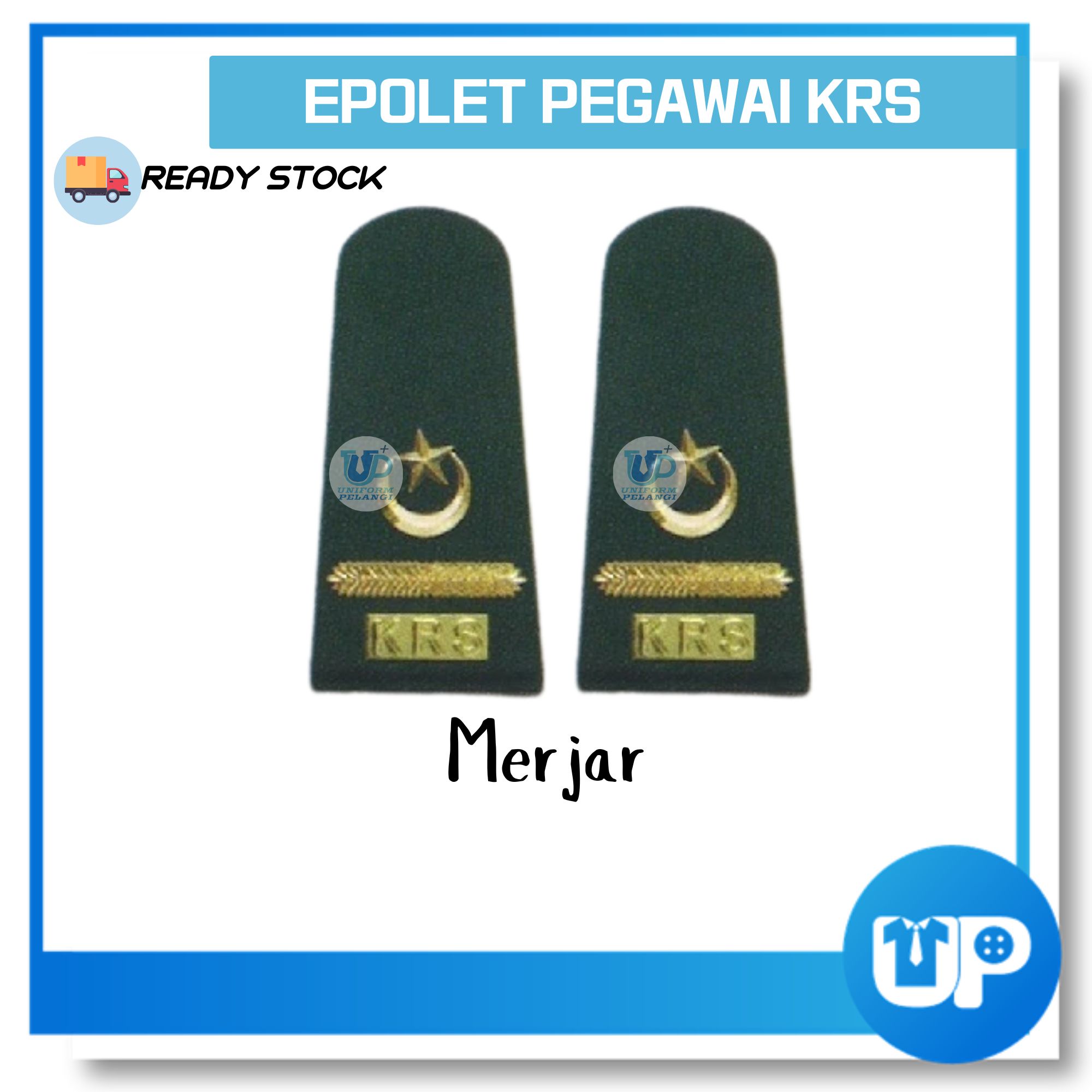 Epolet KRS Pegawai Kadet Remaja Sekolah (Guru Sekolah / Pelatih IPGM / Guru Besar / Pengetua / GPK / Pegawai Kehormat KRS)