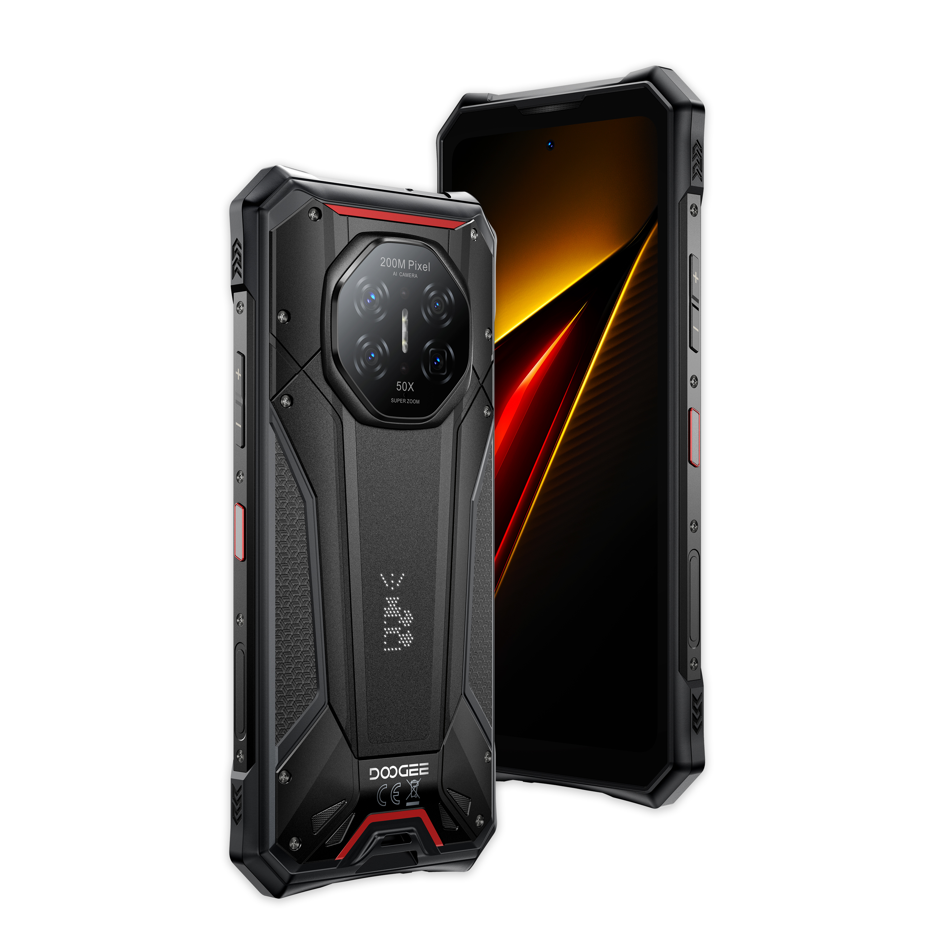 DOOGEE S300 Plus 5G | 12GB/1TB 6.78吋 120Hz 11000mAh 夜視 LED燈光陣列 即時對講功能 WiFi6E 三卡槽 快門鍵 AI助手 三防手機 Rugged Phone