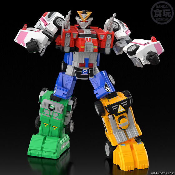 (預訂訂金 $200) (總價 $615) (魂限) Bandai SMP [Shokugan Modeling Project] 激走戰隊車連者 VRV 機器人 食玩 (行版)
