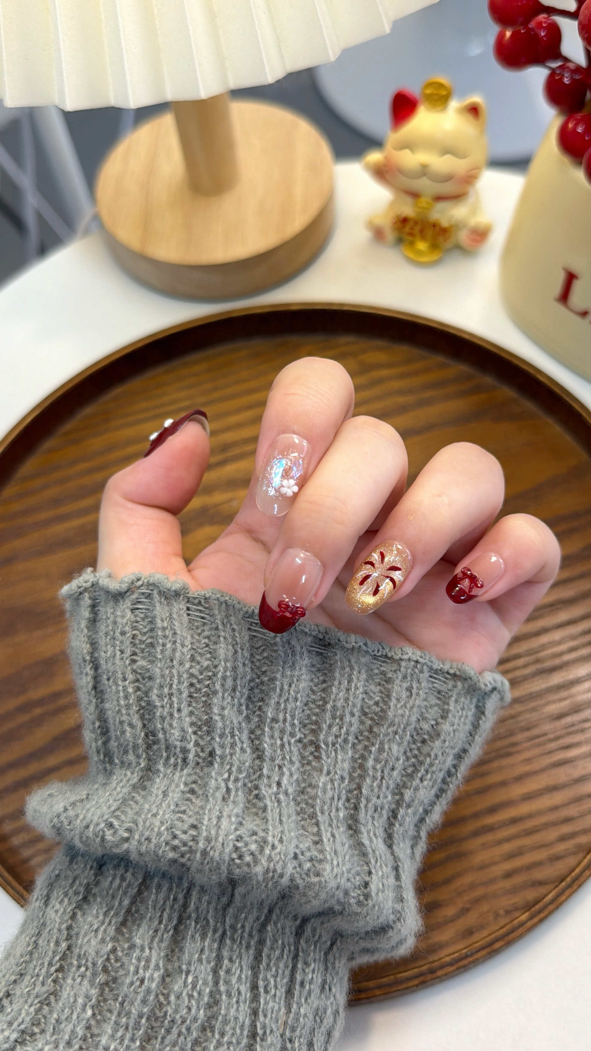 鸿运醒狮 短椭圆