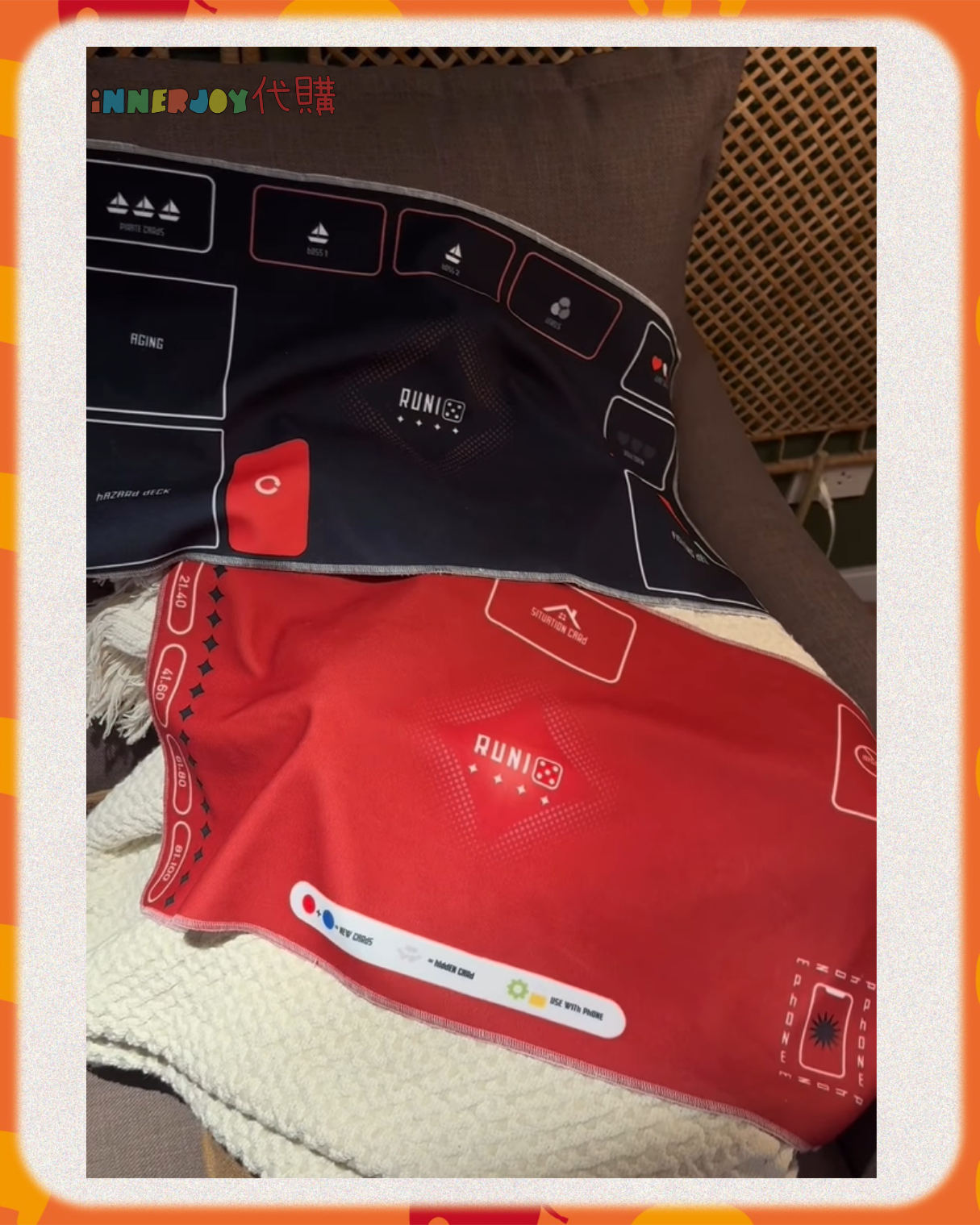 預購 | EmiBonnie - Bonnie 大學畢業設計產品 RUNIX Solo Playmat 桌遊 Board Game 