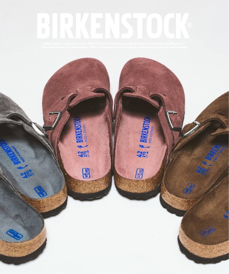[訂購] [日本真送] 🤎 417 EDIFICE 限定「BIRKENSTOCK Boston SFB Narrow」{TF260826} 因數量有限，請先向我們WHATSAPP查詢