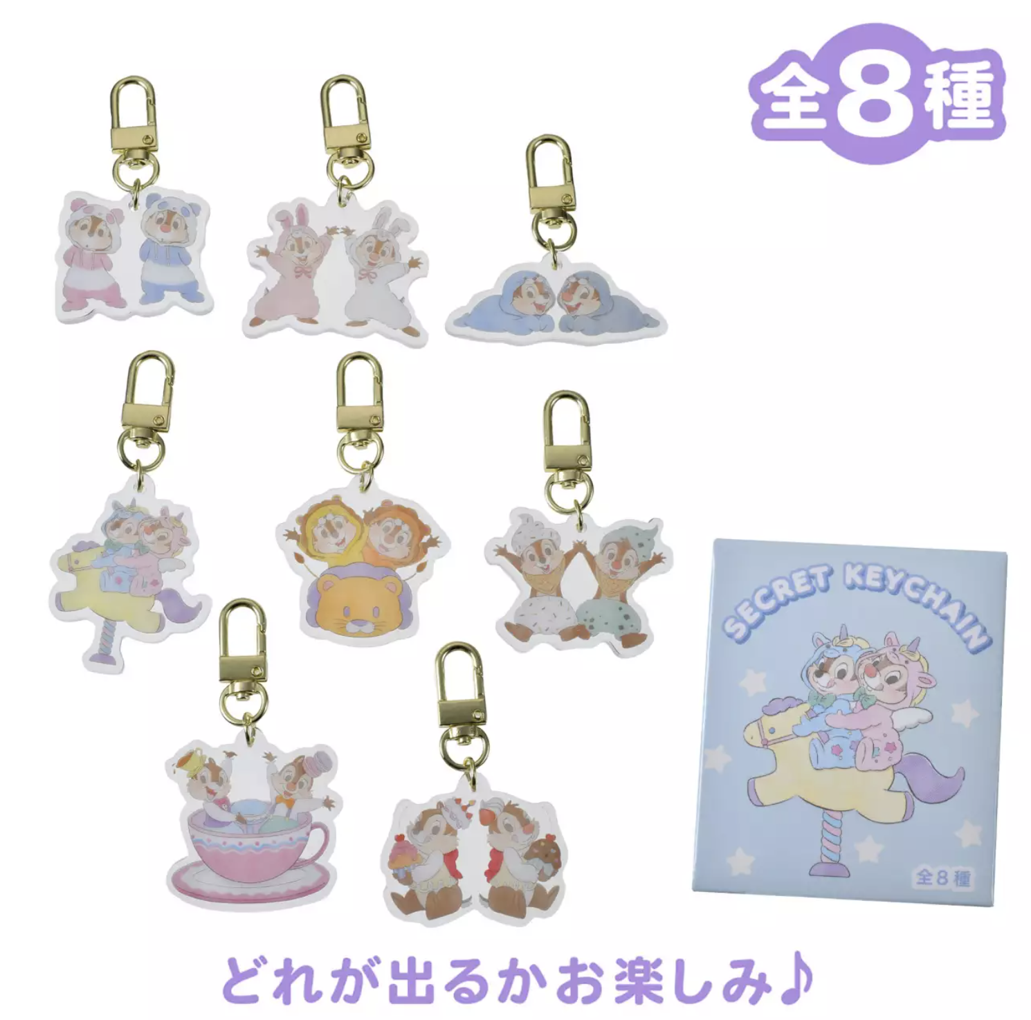 預訂 Chipndale Collection 鐵盒曲奇 盲抽匙扣