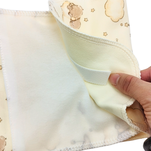 Organic Cotton Baby Tummy Belly Binder 2 in 1 Bundle