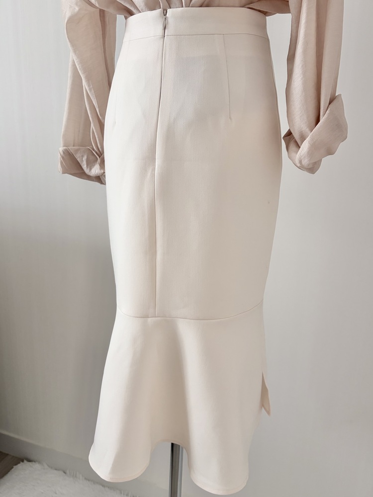 Pastel Mermaid Skirt (Ivory)