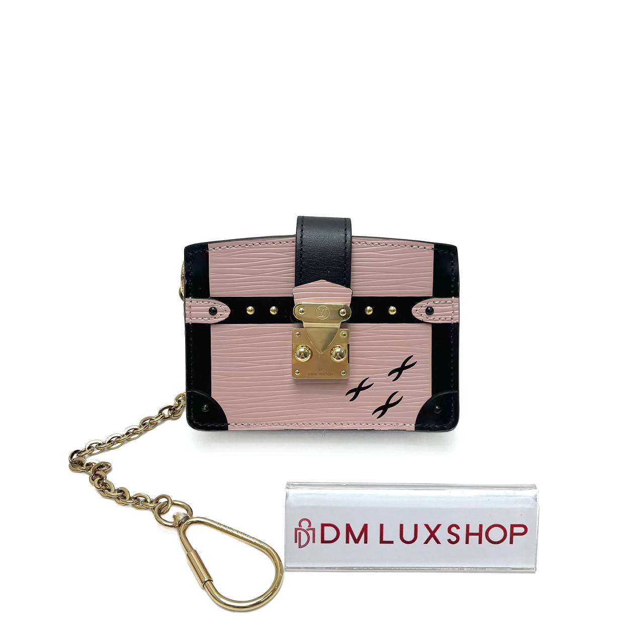 LV Epi Rose Ballerine Trunk Multicartes Wallet