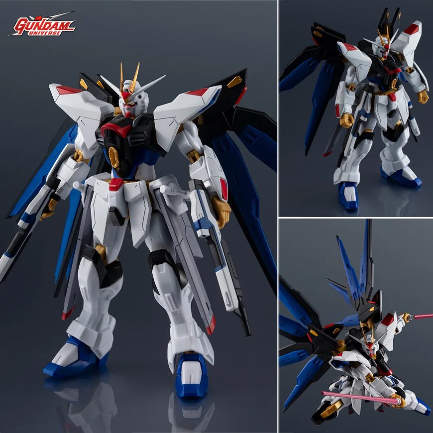 (預訂訂金 $100) (總價 $184) Bandai Gundam Universe Mobile Suit Gundam SEED DESTINY ZGMF-X20A Strike Freedom Gundam Renewal 突擊自由高達 -新版- (行版)