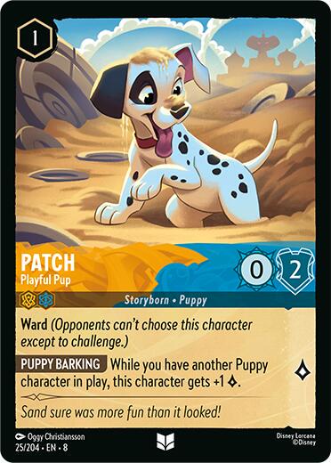 25/204 Patch - Playful Pup [Foil]