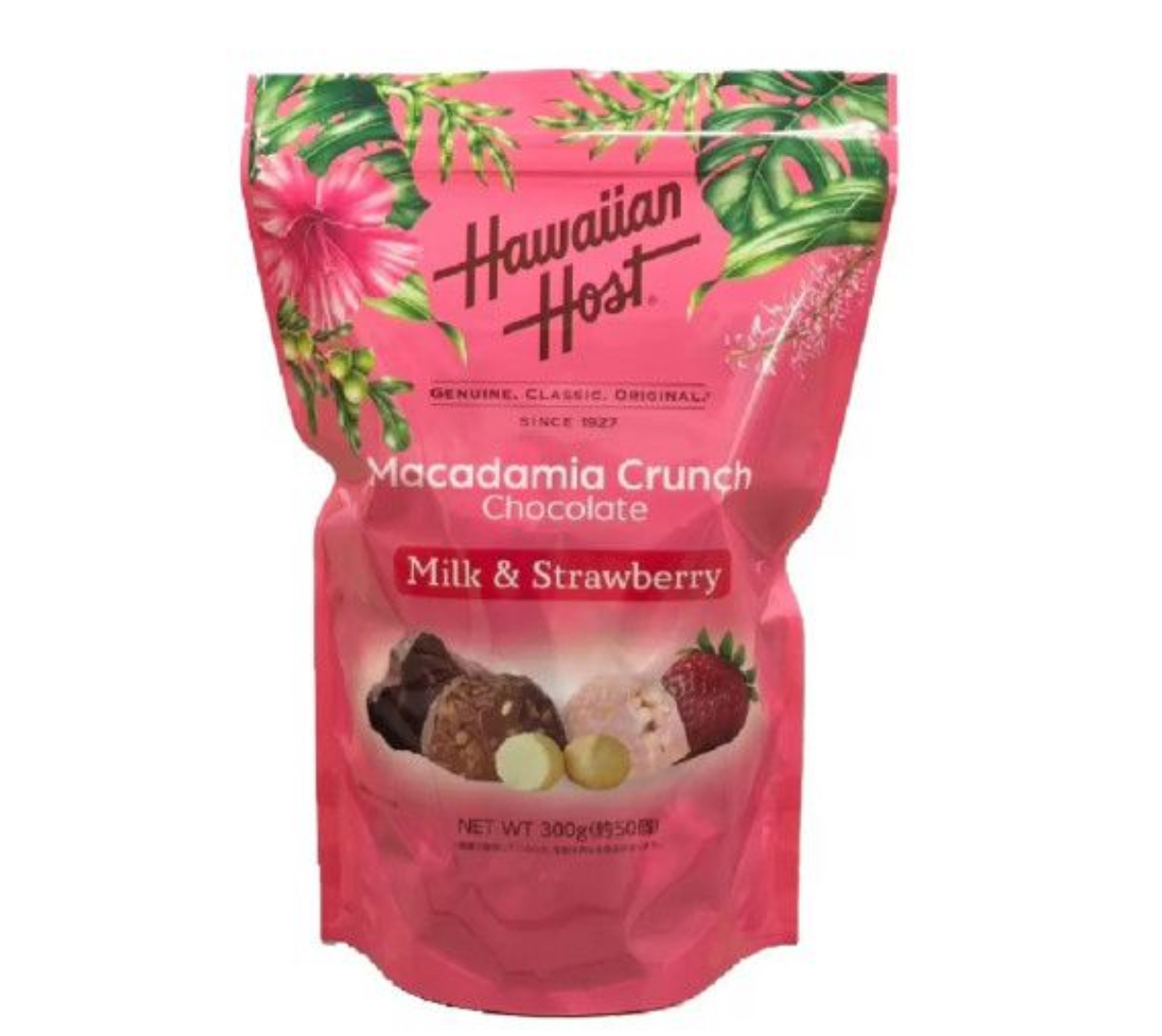 現貨現貨  日本直送 - Hawaiian Host Macadamia Chocolate & Strawberry 300g一包有50個