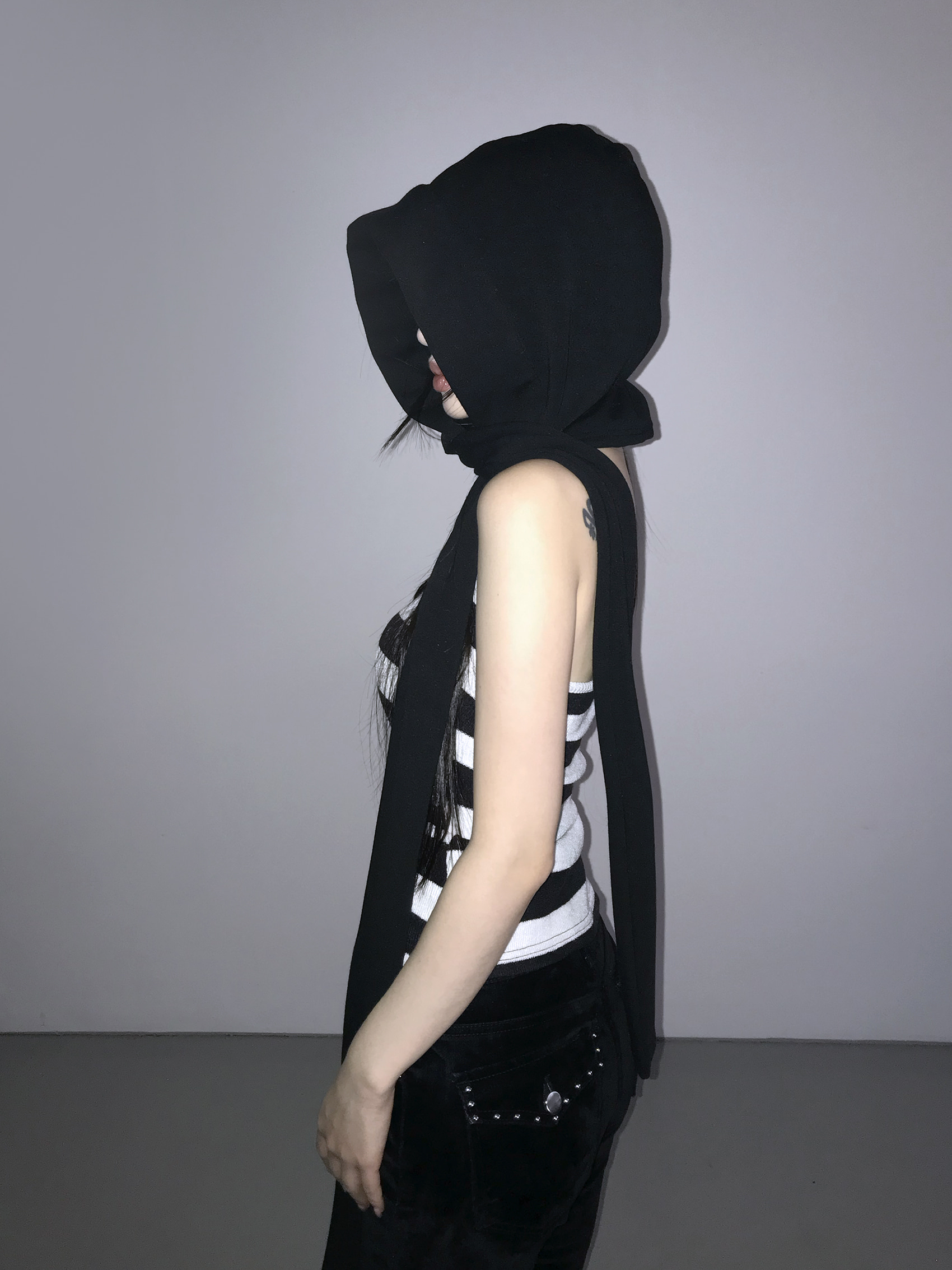 Fleece Lined Hooded Scarf