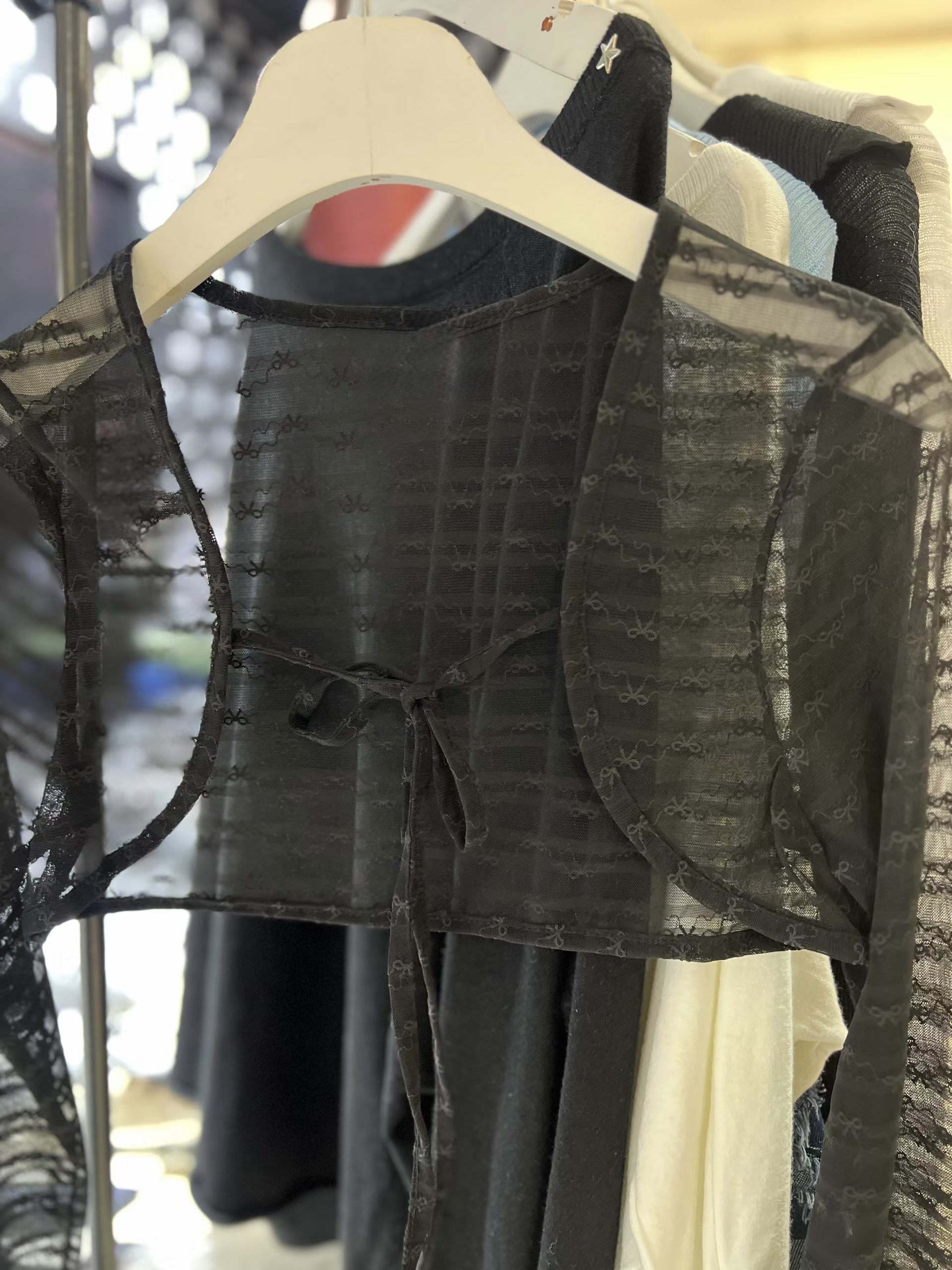 韓國透視Lacy 蝴蝶結outer