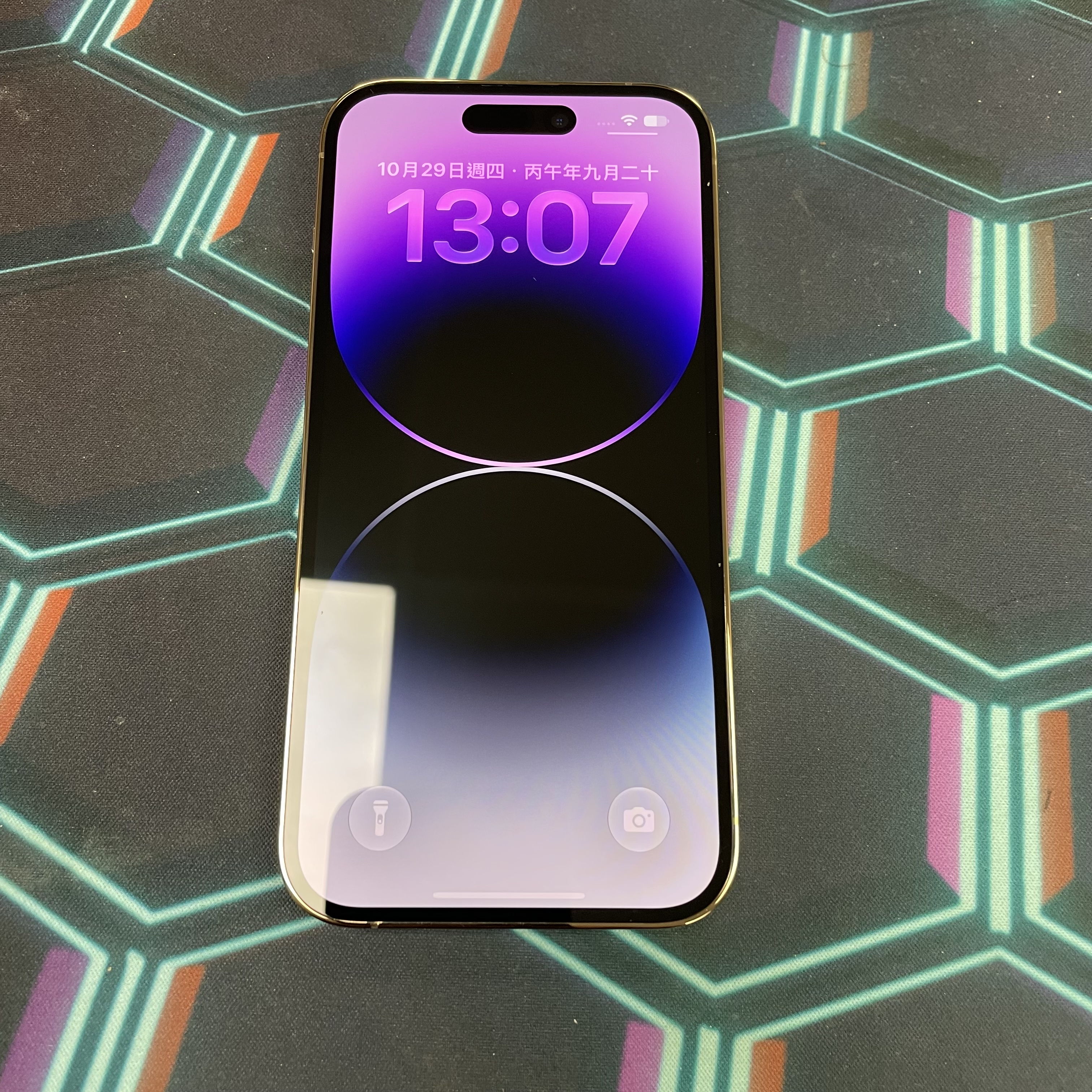 *8378 14 pro 完美機 256GB 電100 金色 gold