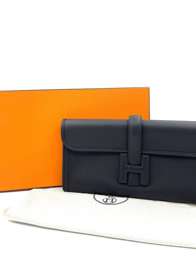 Pre-owned Hermes Jige Clutch