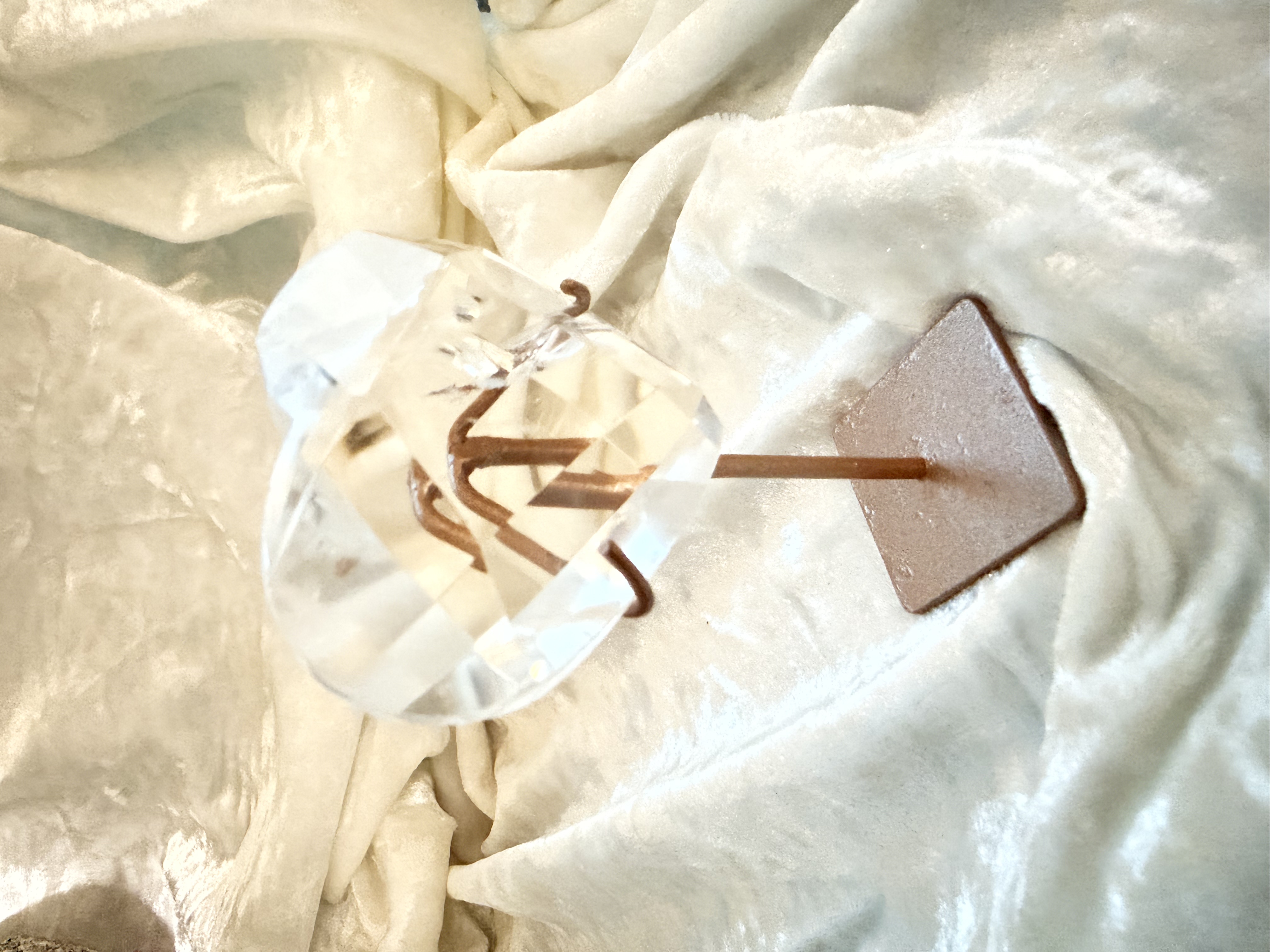 巴西小型心形白水晶
