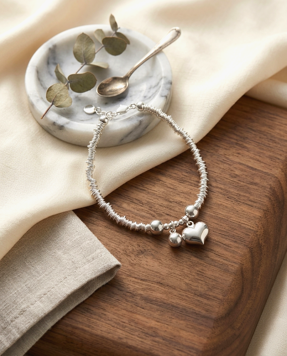 S925 -  *MH0033* Twist of Love Bracelet
