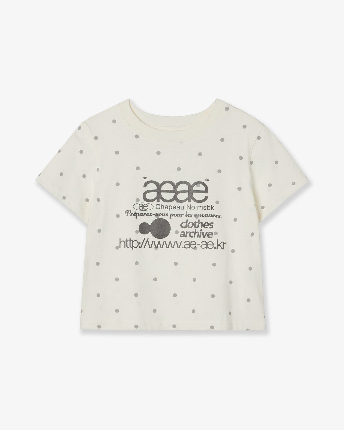 🇰🇷訂購｜aeae｜WEB LOGO CROP T-SHIRTS 11色 