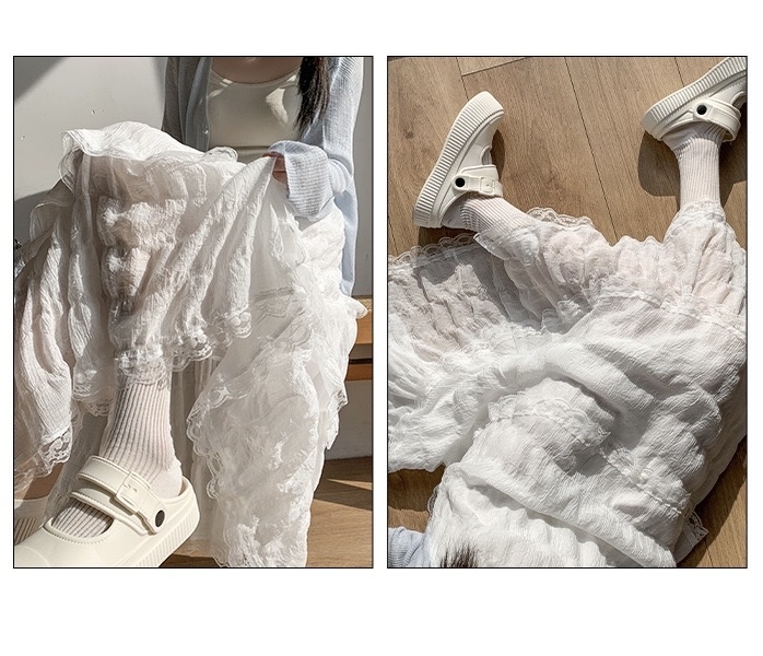 温柔甜美蕾丝半身裙女 蓬蓬裙