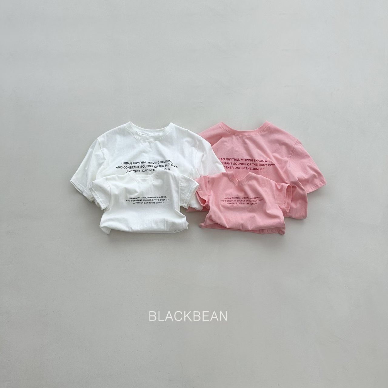 🇰🇷Blackbean&kids tee親子