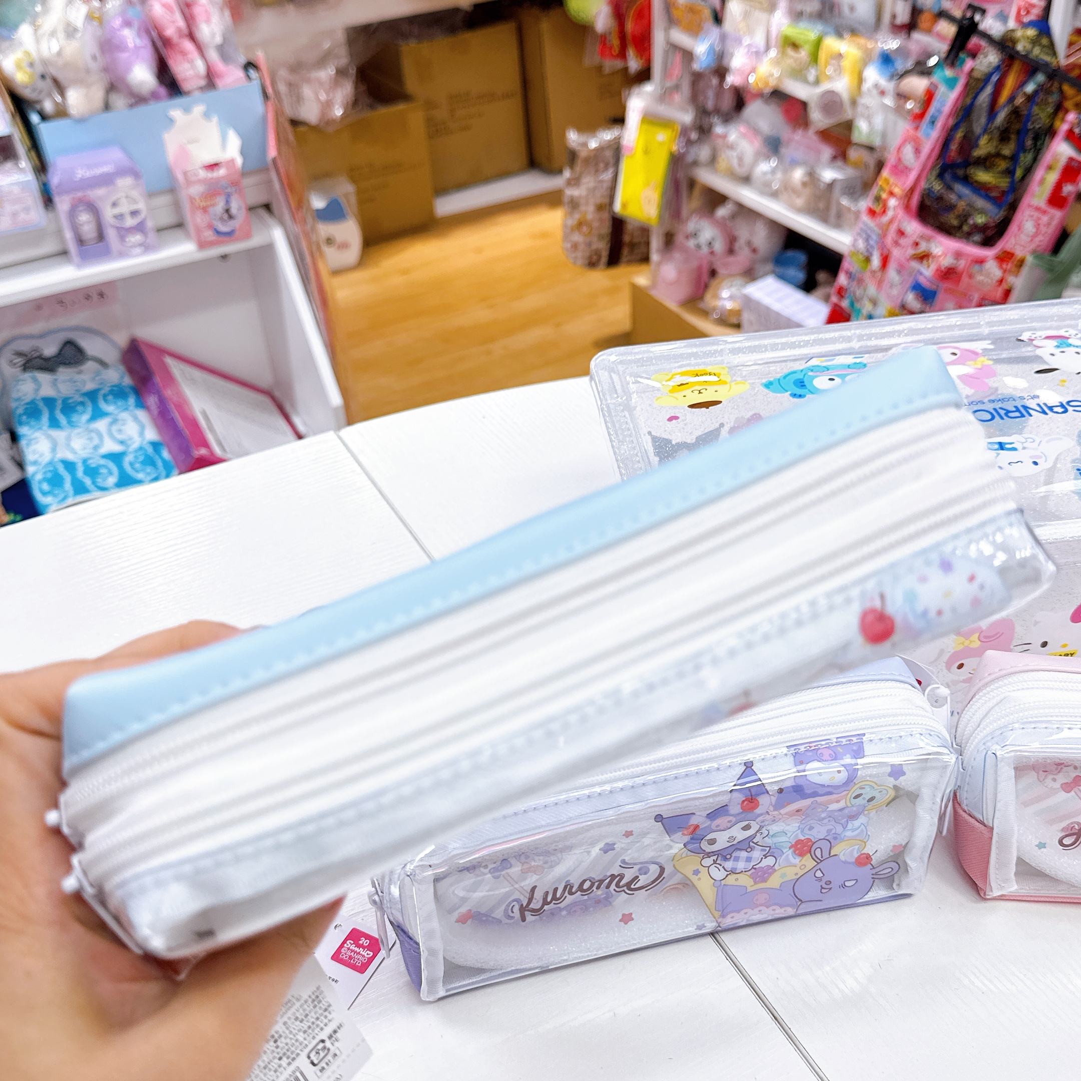 日本直送日本版sanrio雙層大容量筆袋