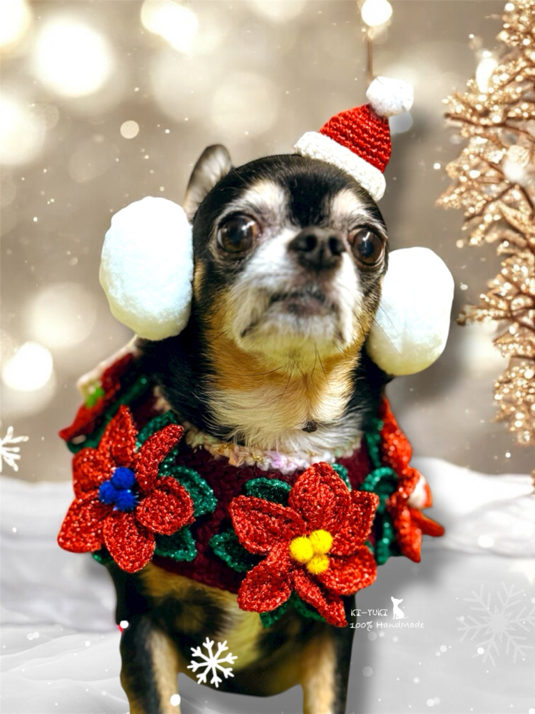 原創手作 聖誕禮物 寵物聖誕頸飾