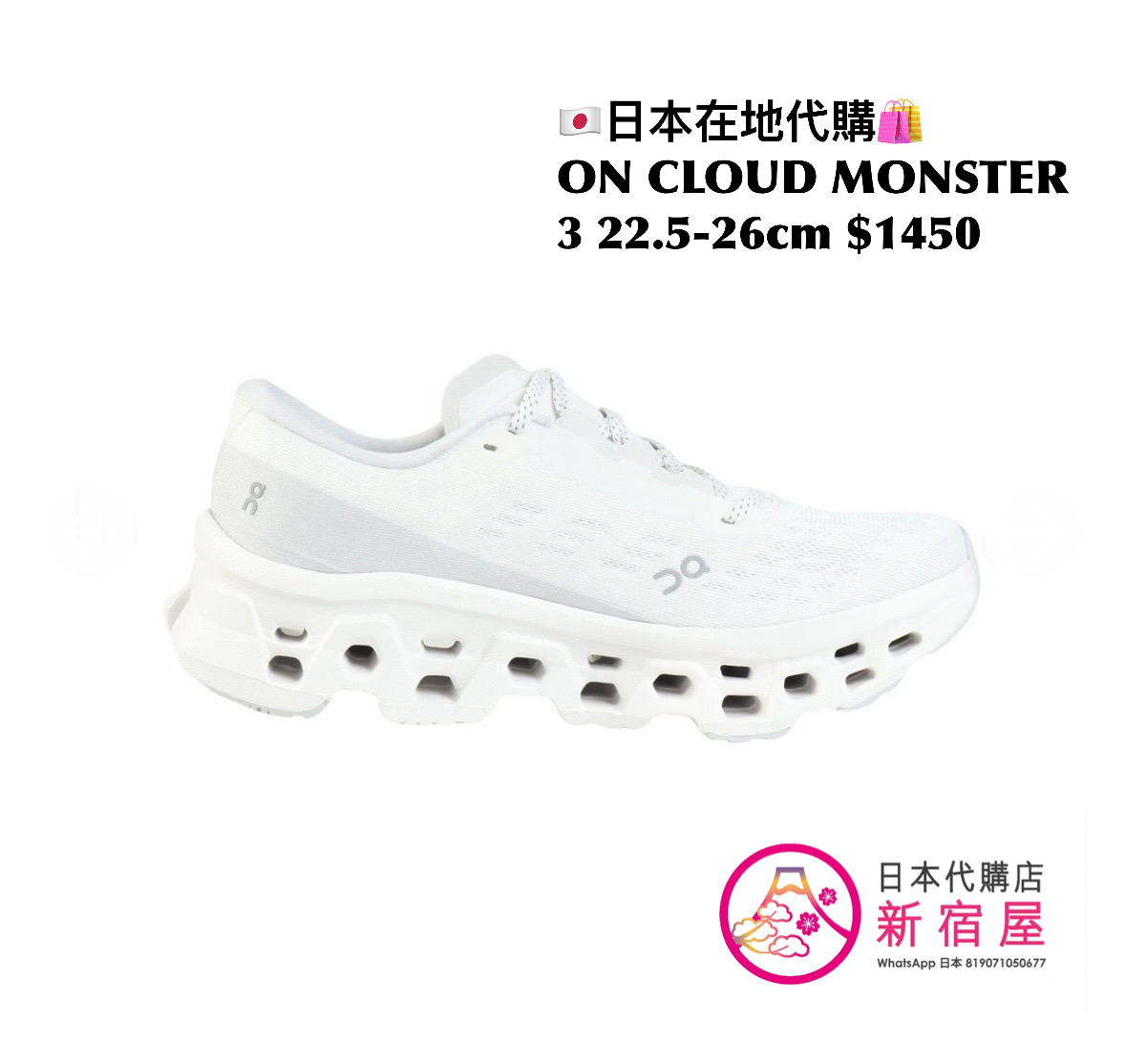 ON CLOUD MONSTER 3