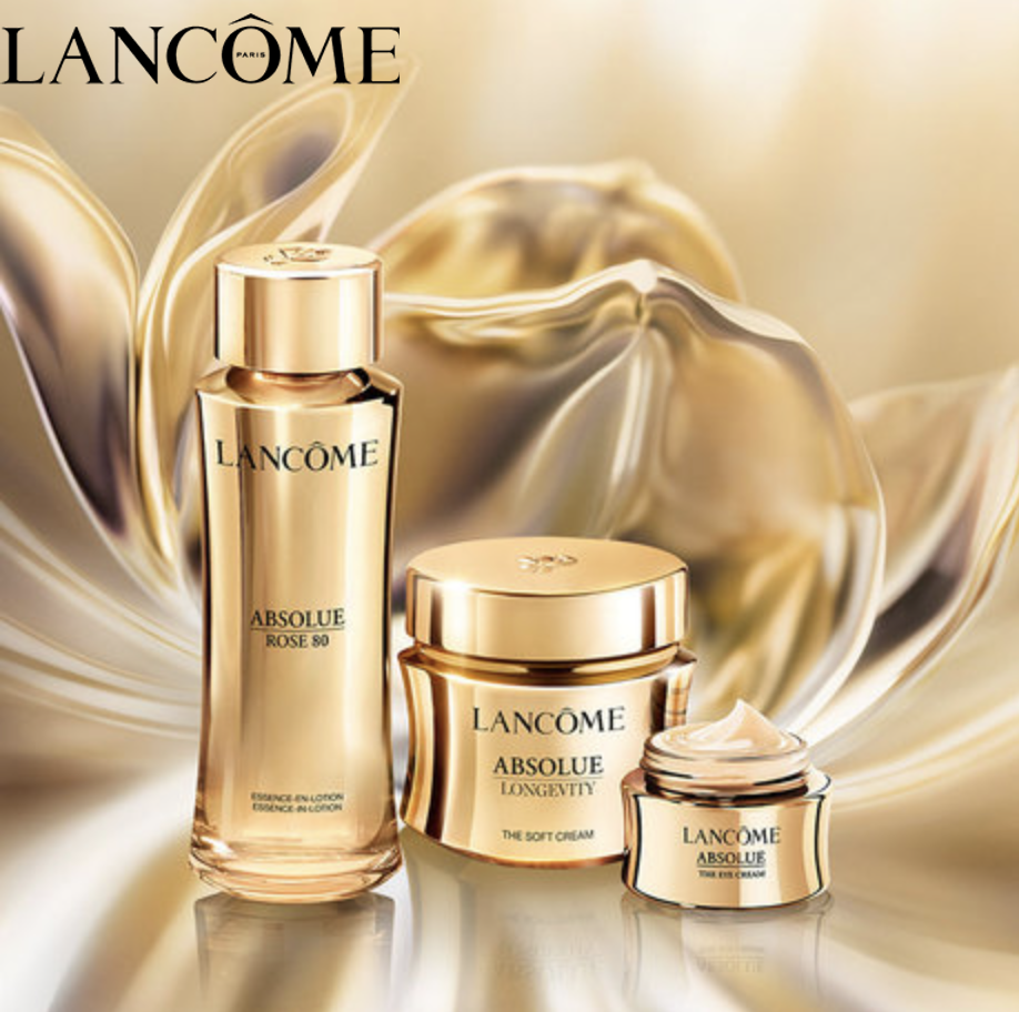 (優惠套裝) LANCOME 菁純臻顏面霜 60ml +極緻完美玫瑰眼霜 20ml + 極緻完美玫瑰精華水 150ml